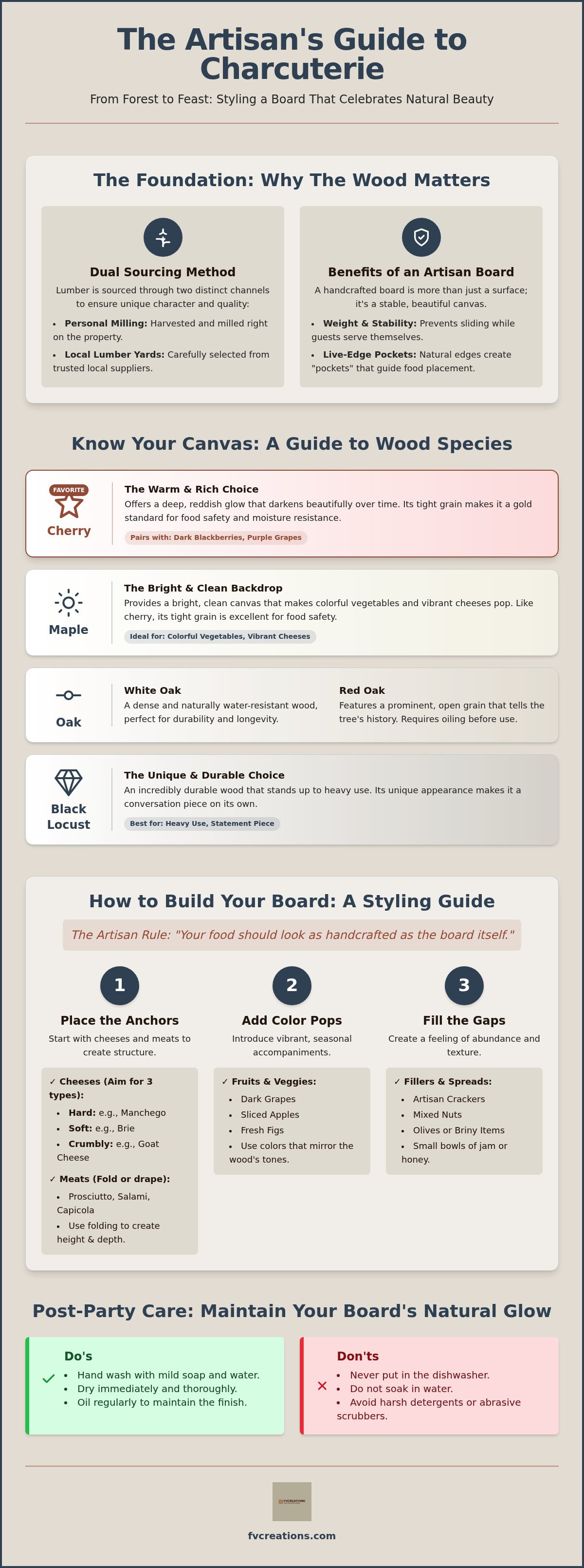 How to style a charcuterie board
