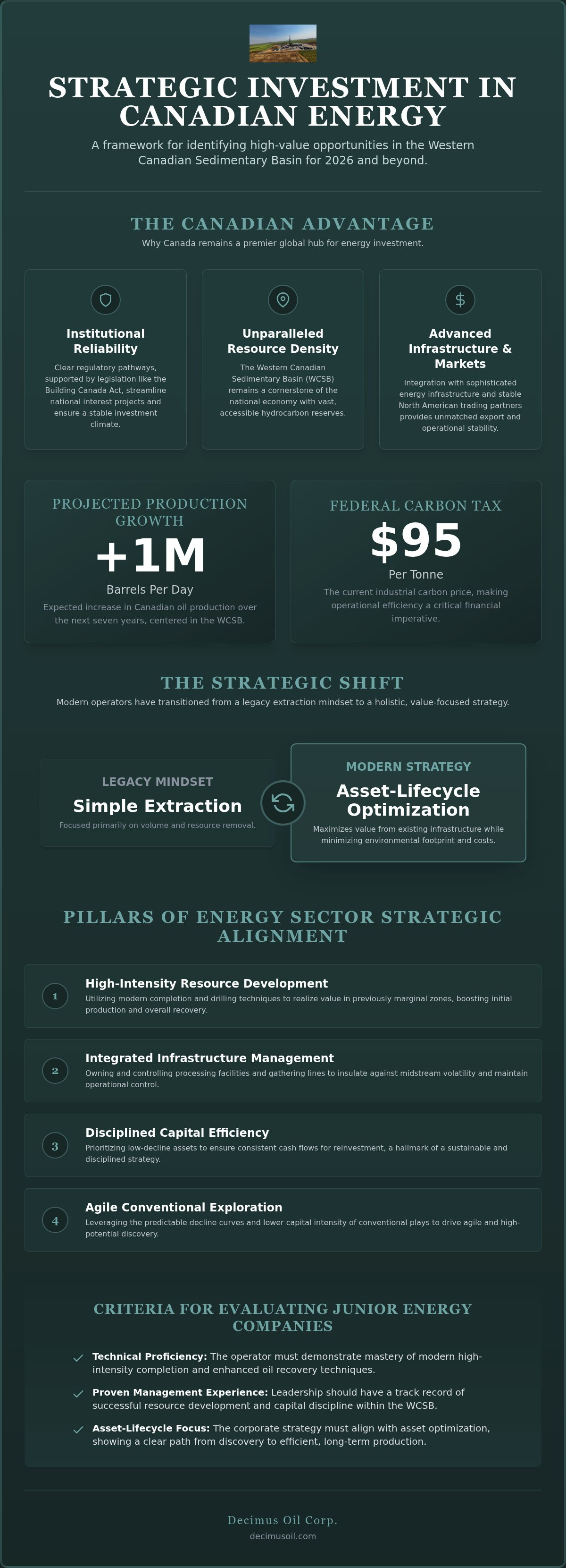 Strategic investment in Canadian energy