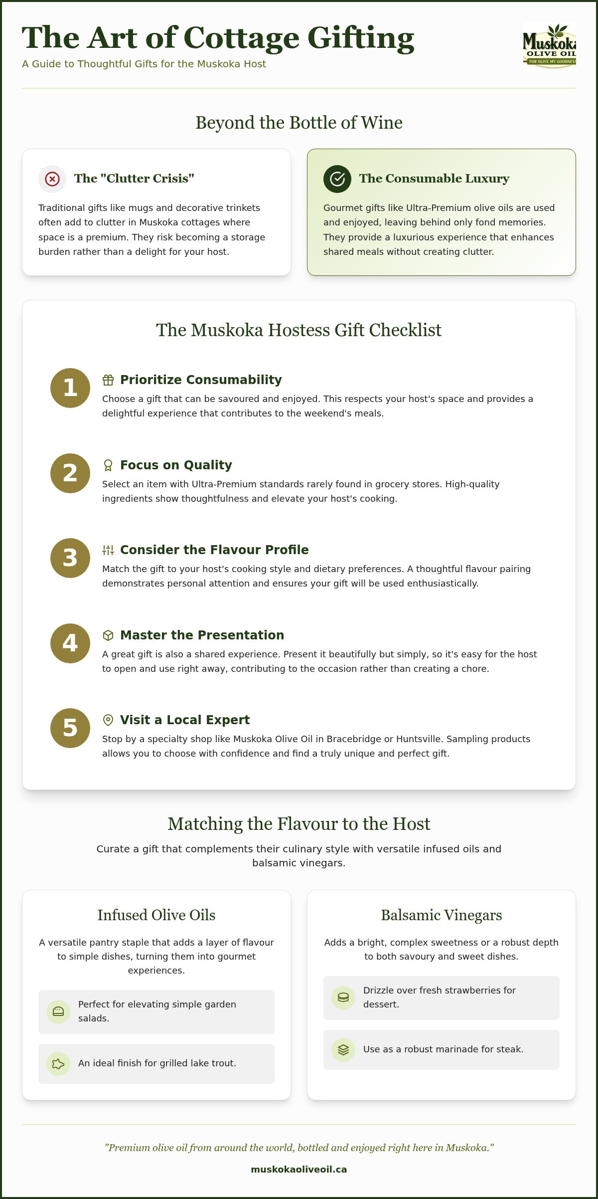 Best hostess gifts Muskoka