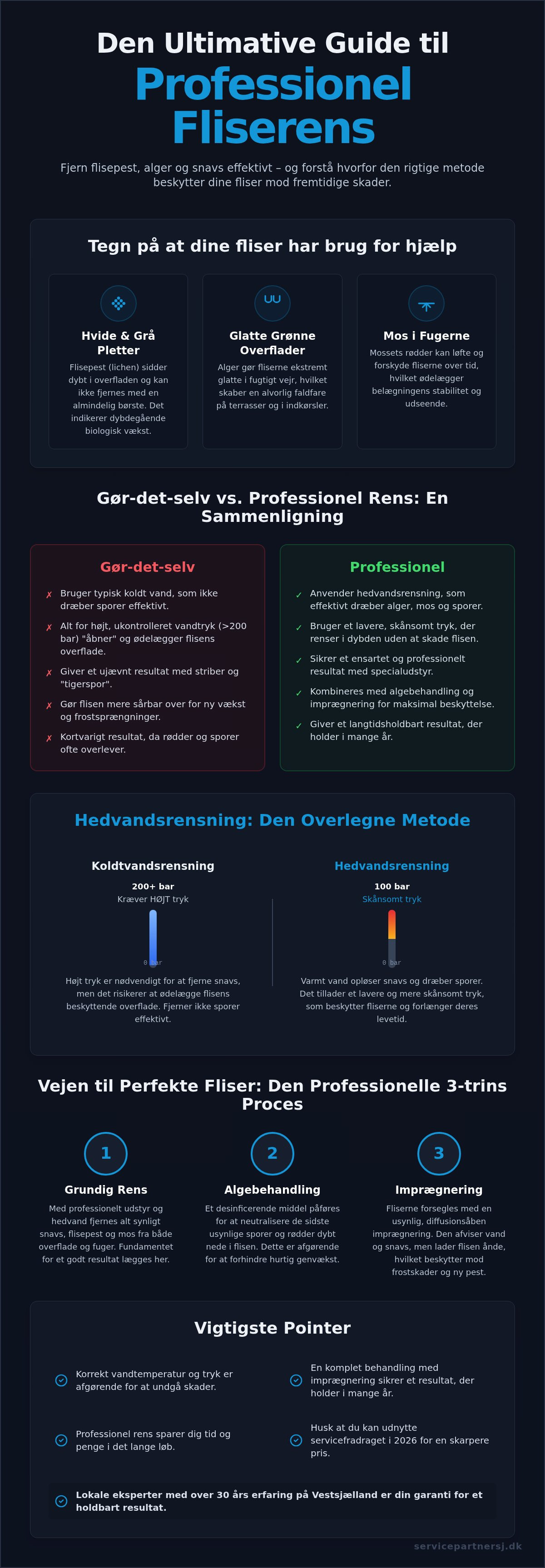 Professionel fliserens