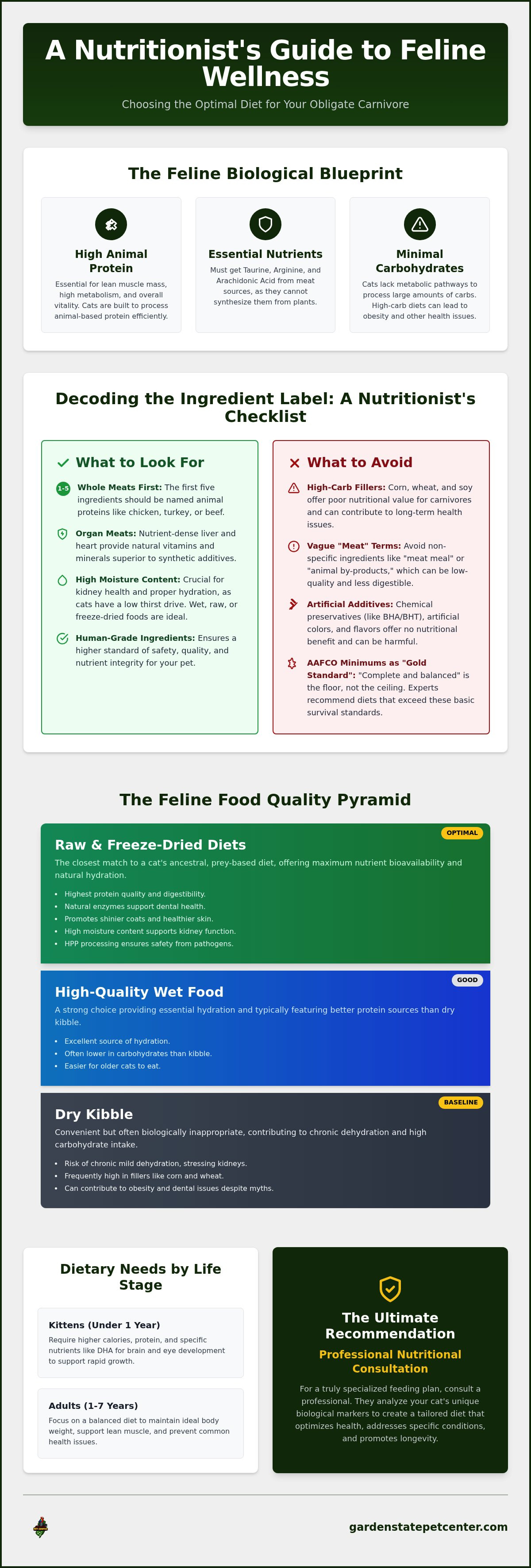 Nutritionist recommended cat food