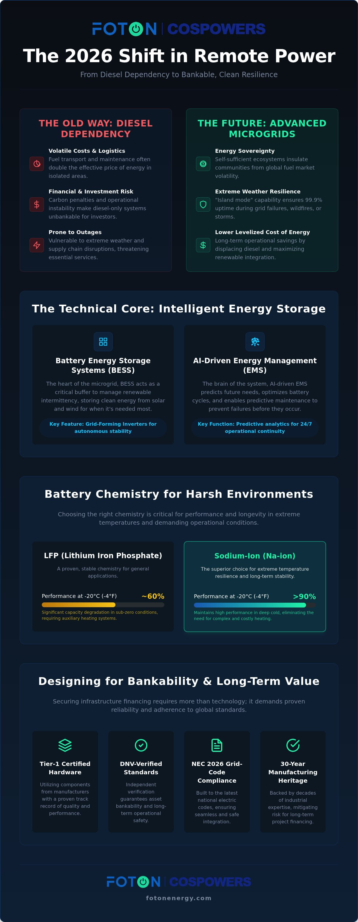 Microgrid solutions for remote communities