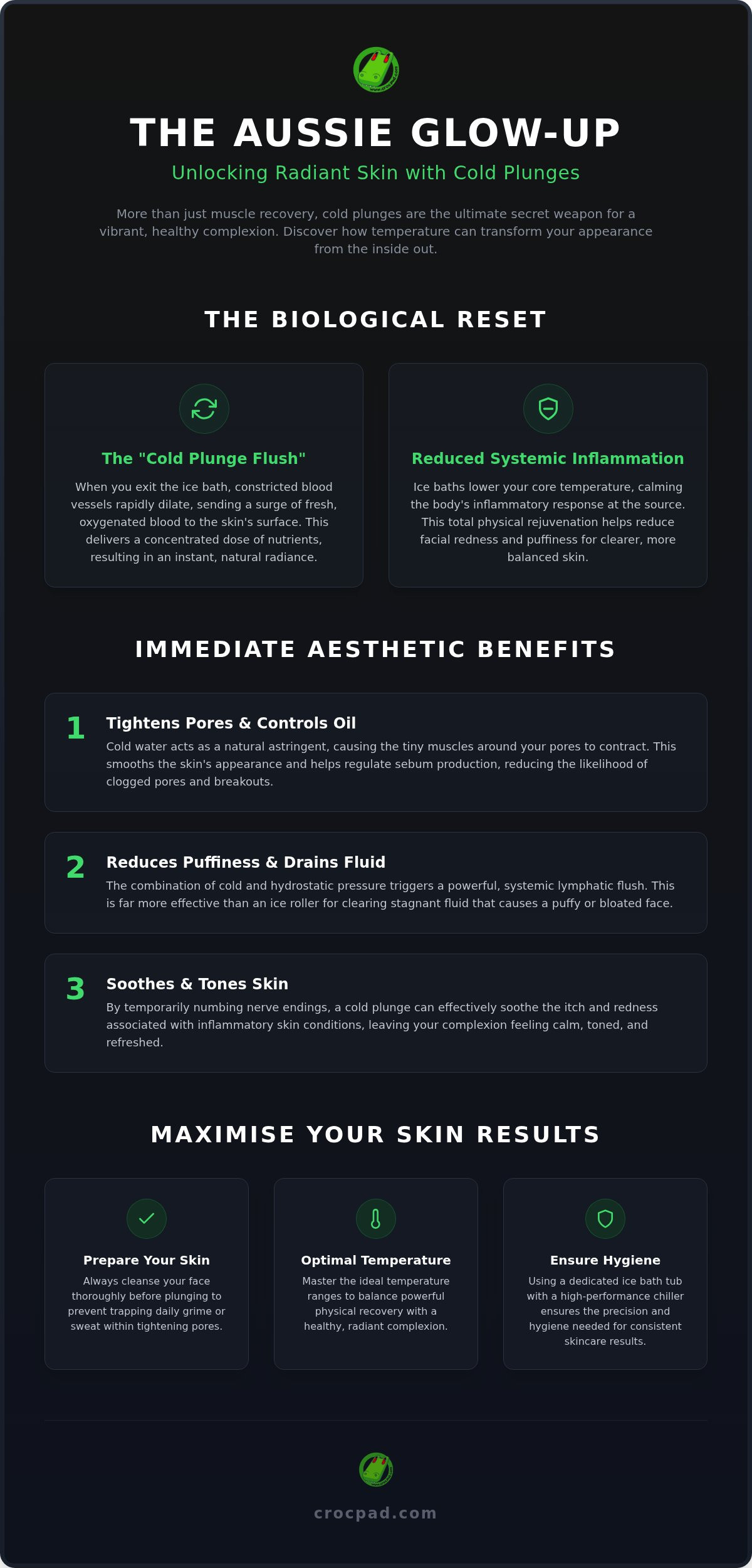 Ice bath benefits for skin
