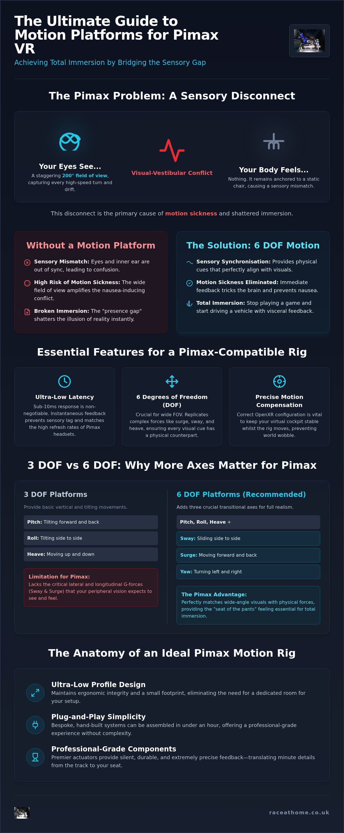 Best motion platform for Pimax VR