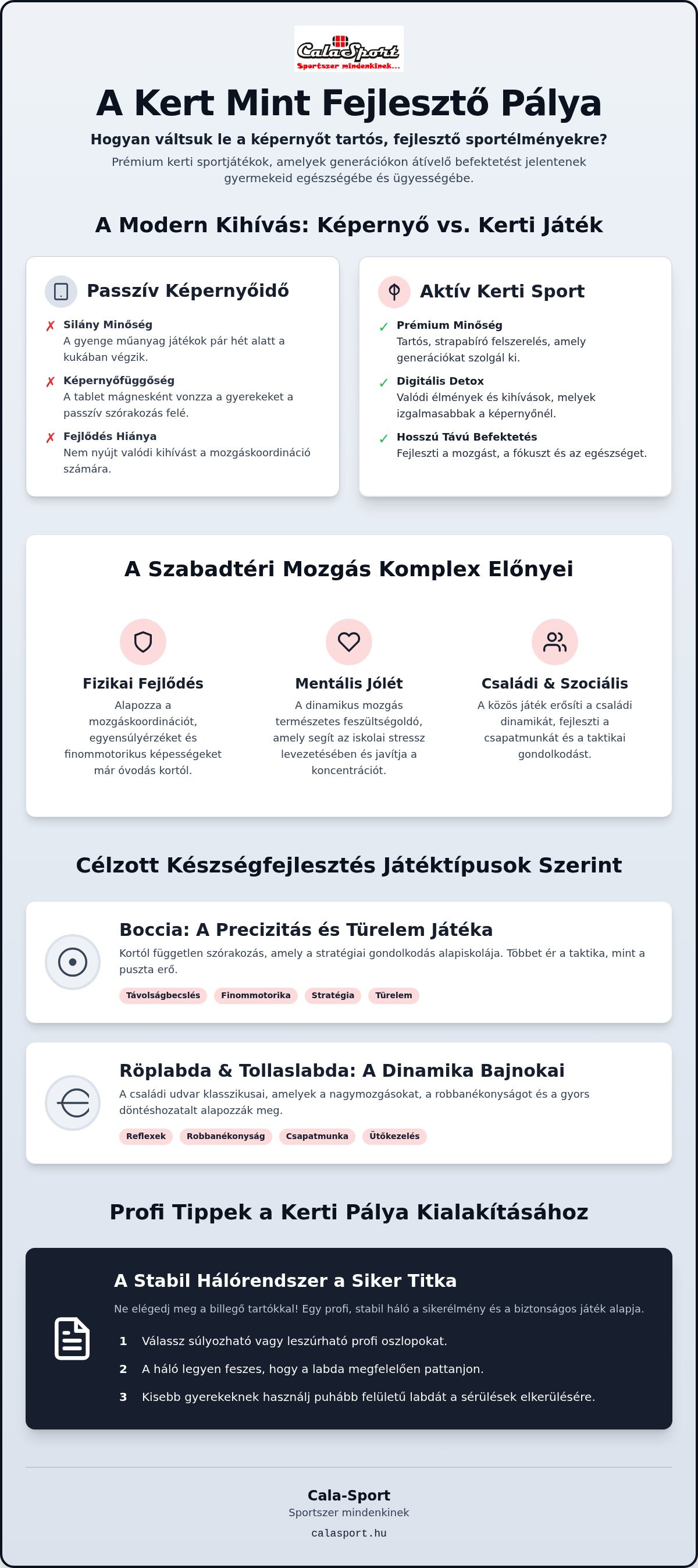Kerti sportjátékok gyerekeknek