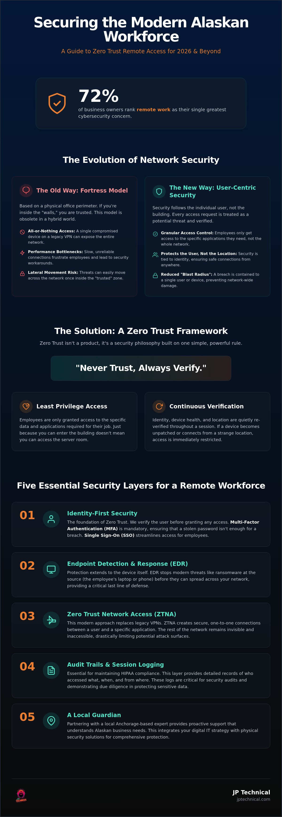 Secure remote access for employees