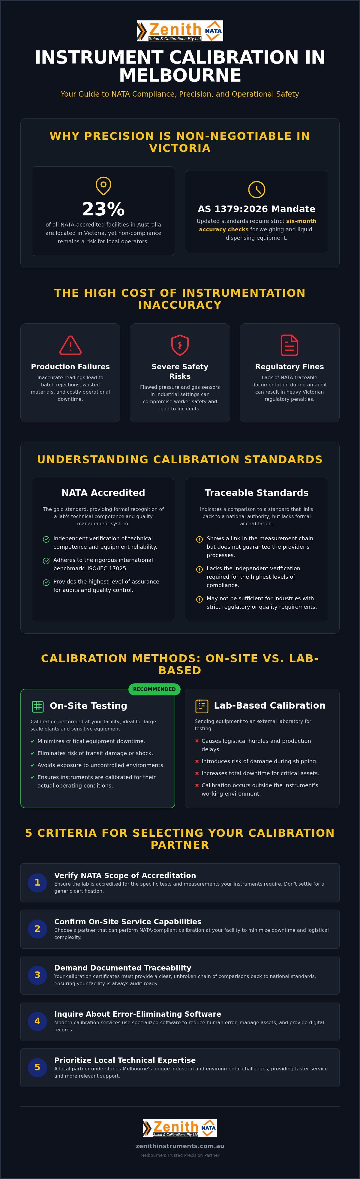 Trusted instrument calibration melbourne