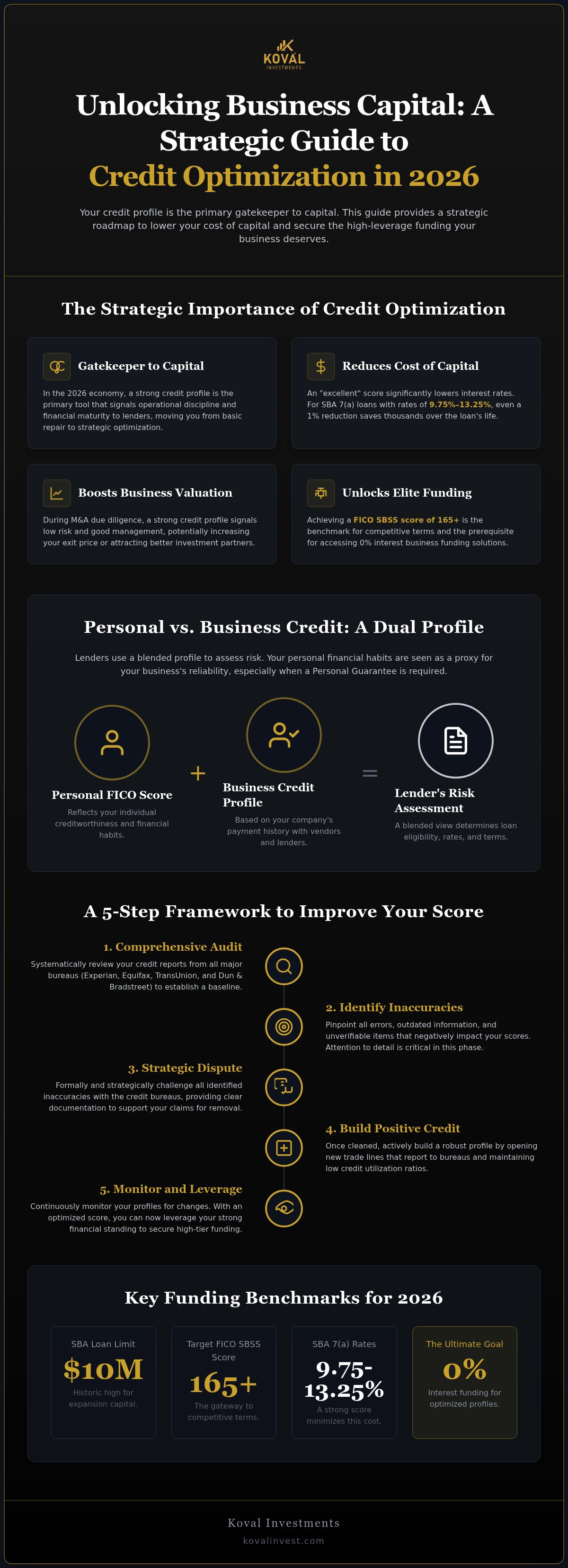 How to improve credit score for business loan