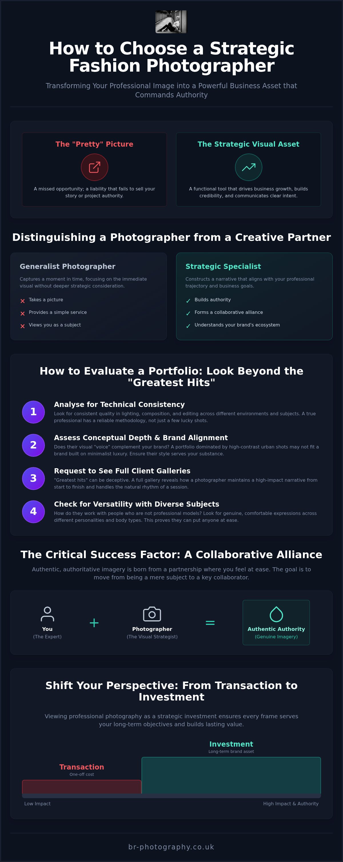 How to choose a fashion photographer