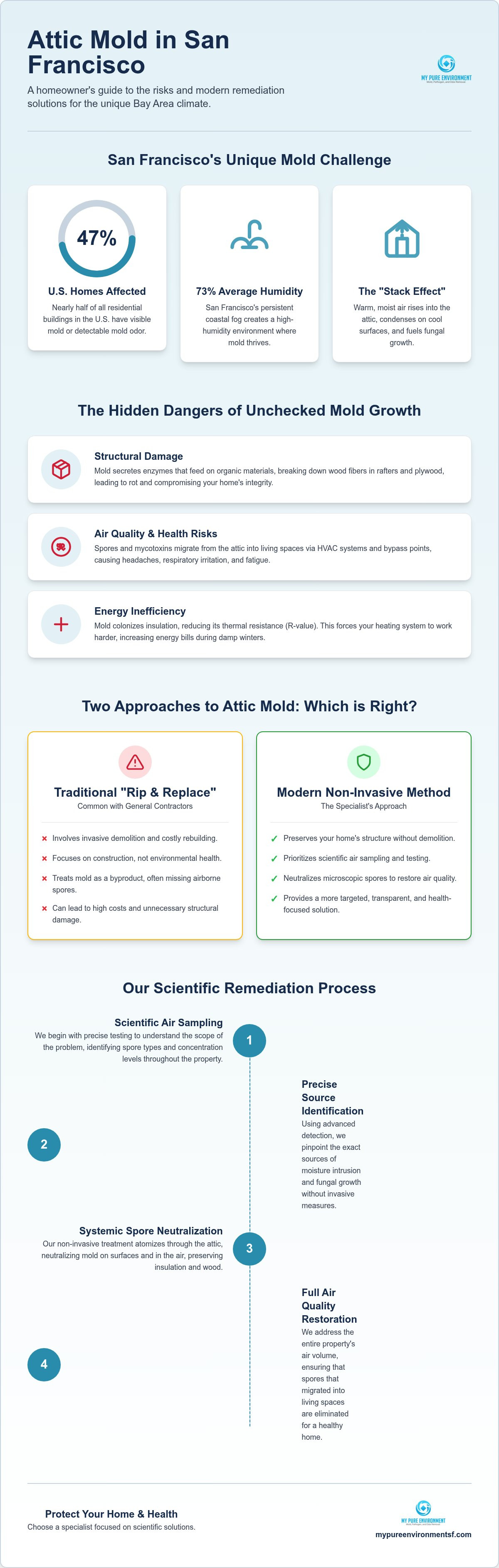 Attic mold remediation san francisco