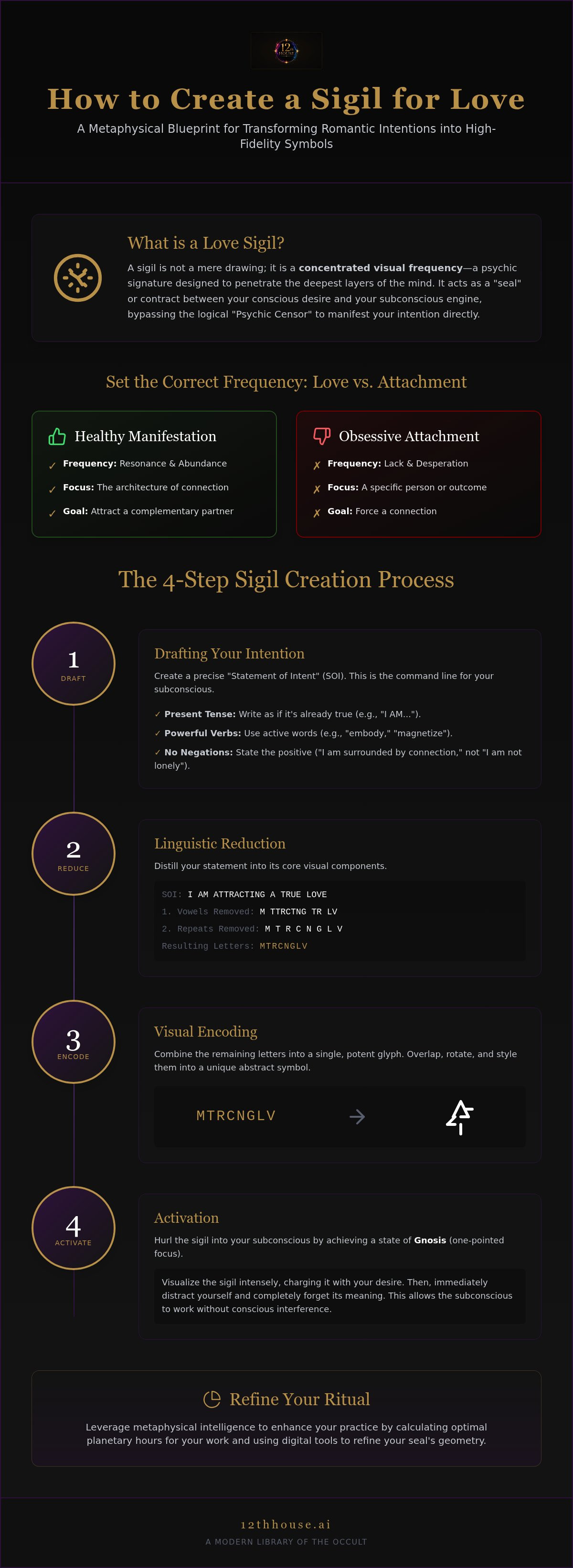 How to create a sigil for love