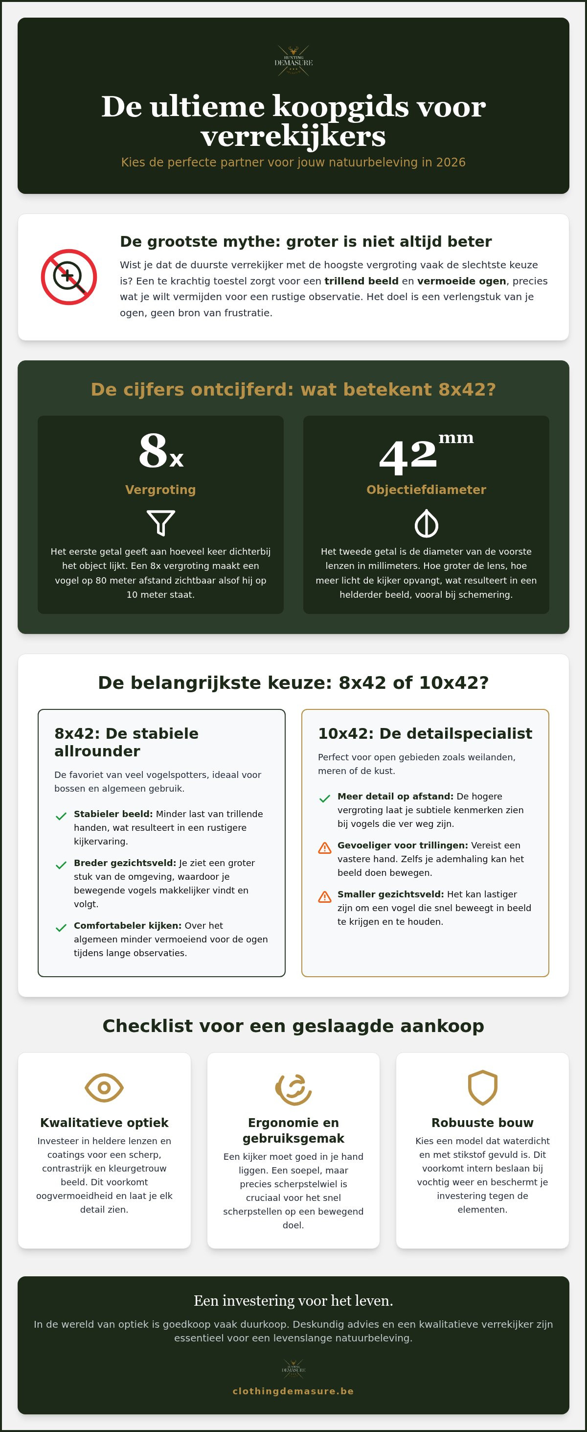 Verrekijker voor vogelspotten