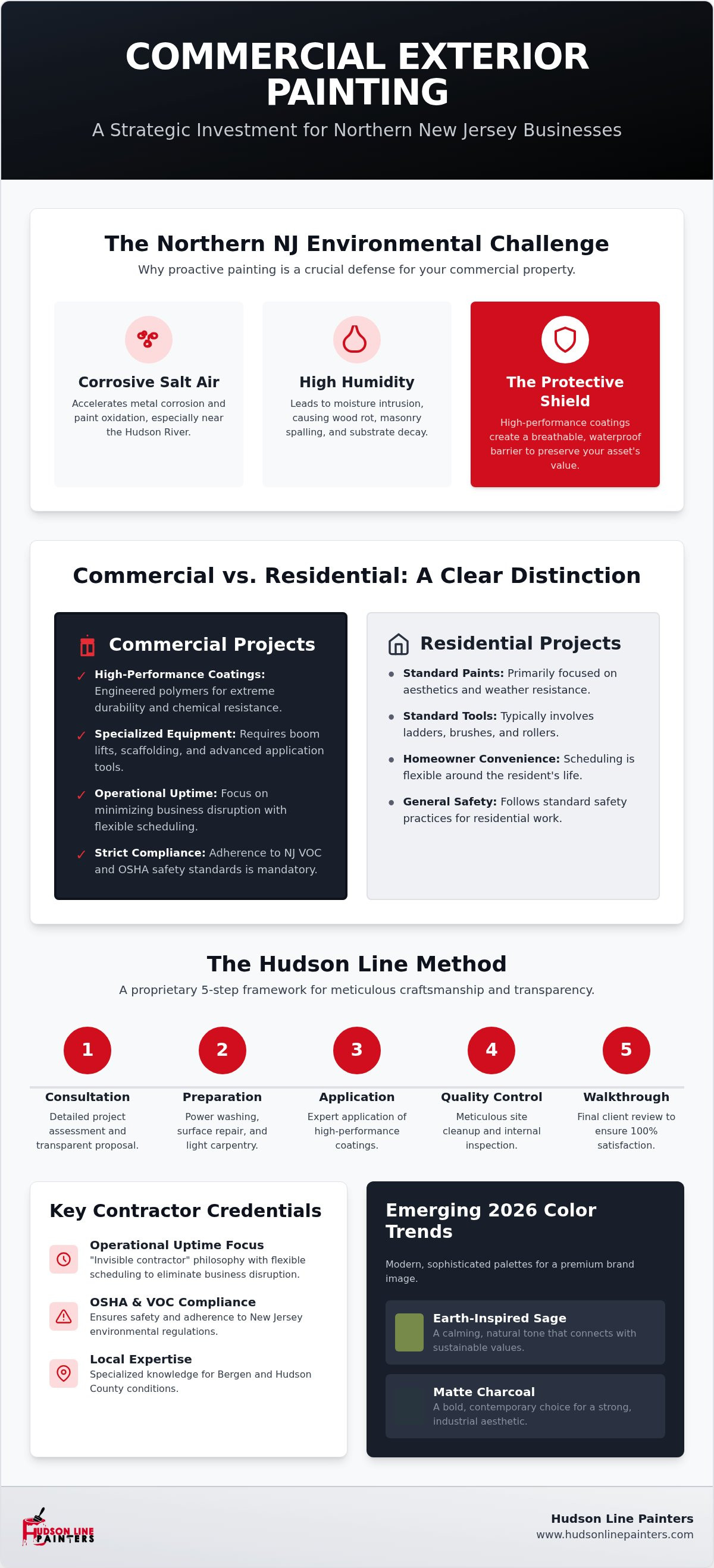 Commercial exterior painting NJ