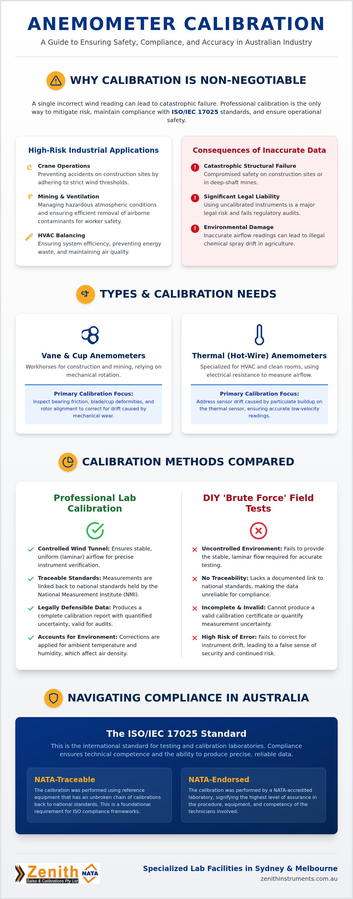 Anemometer calibration