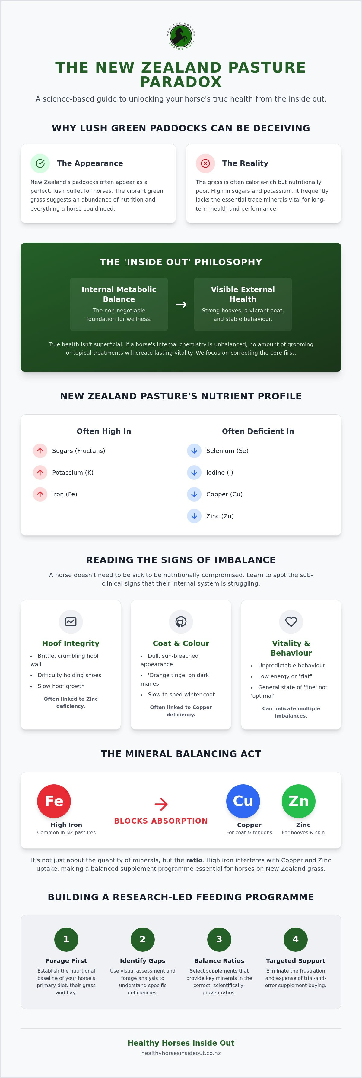 Science-based horse nutrition NZ