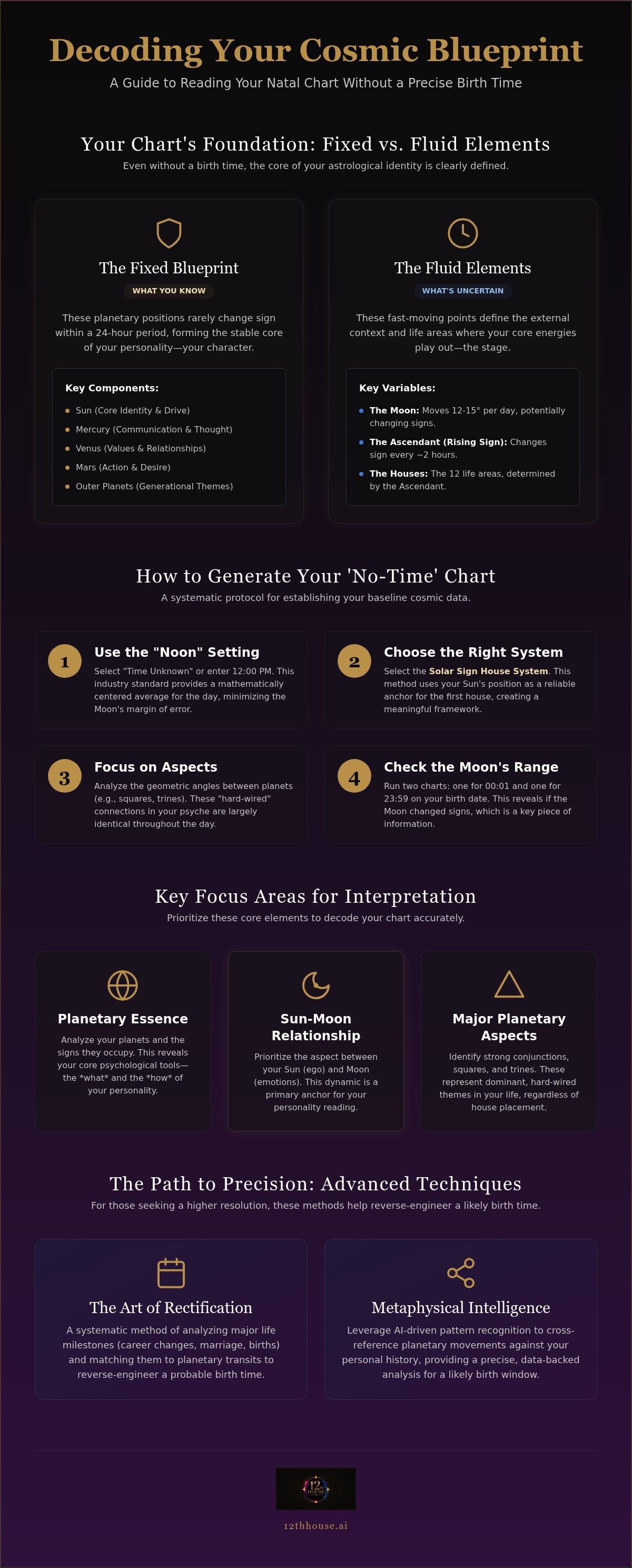 How to get a birth chart without birth time