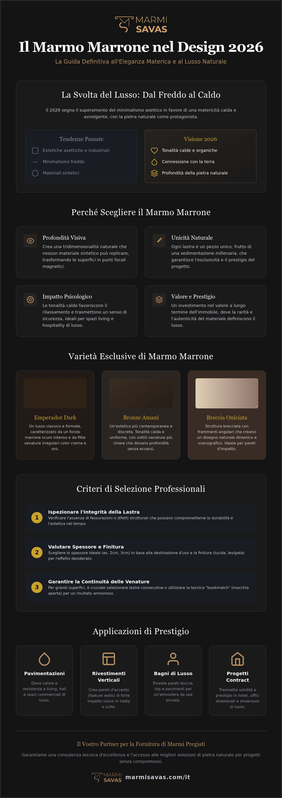 Marmo marrone