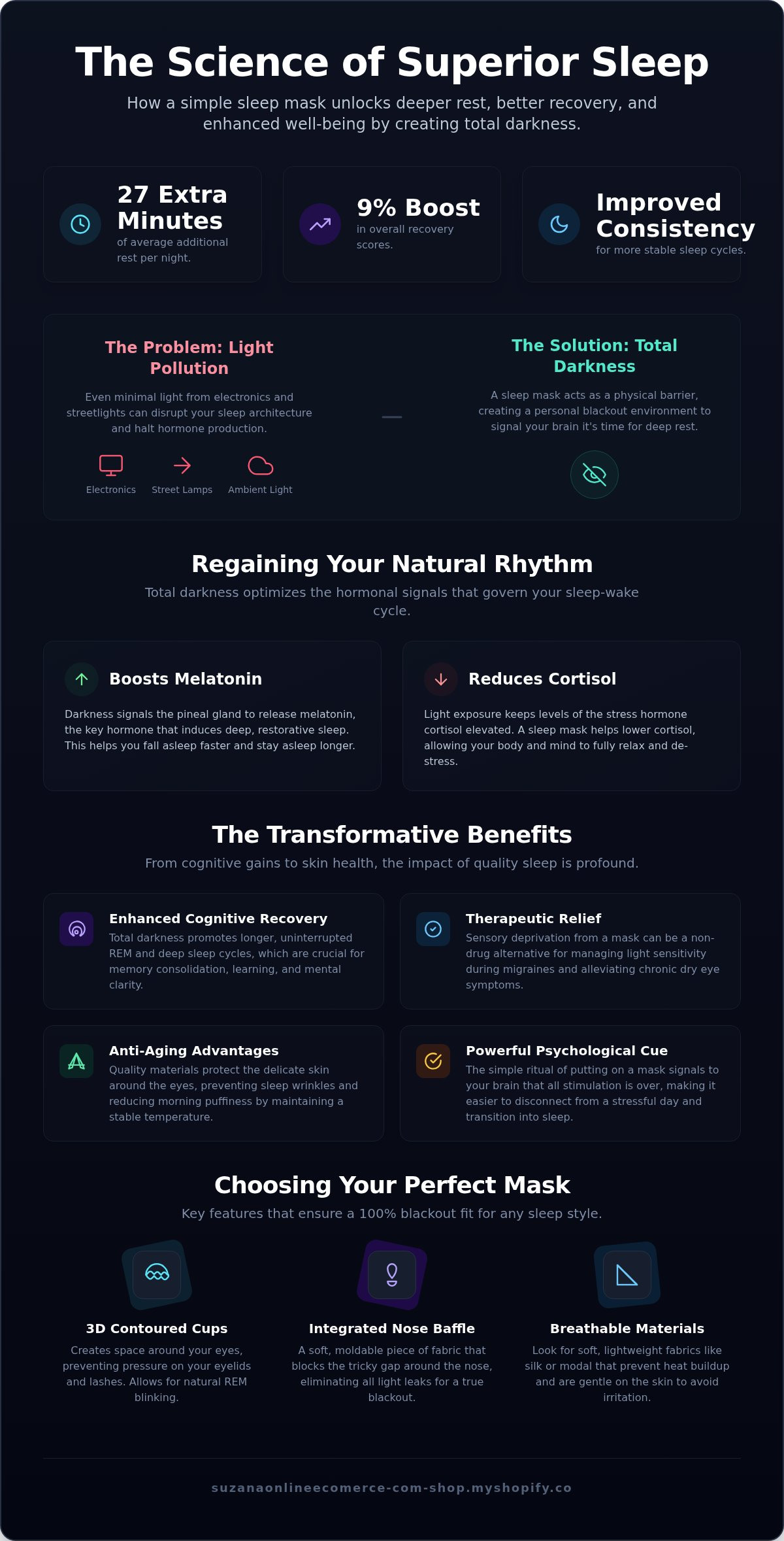 Benefits of using a sleep mask