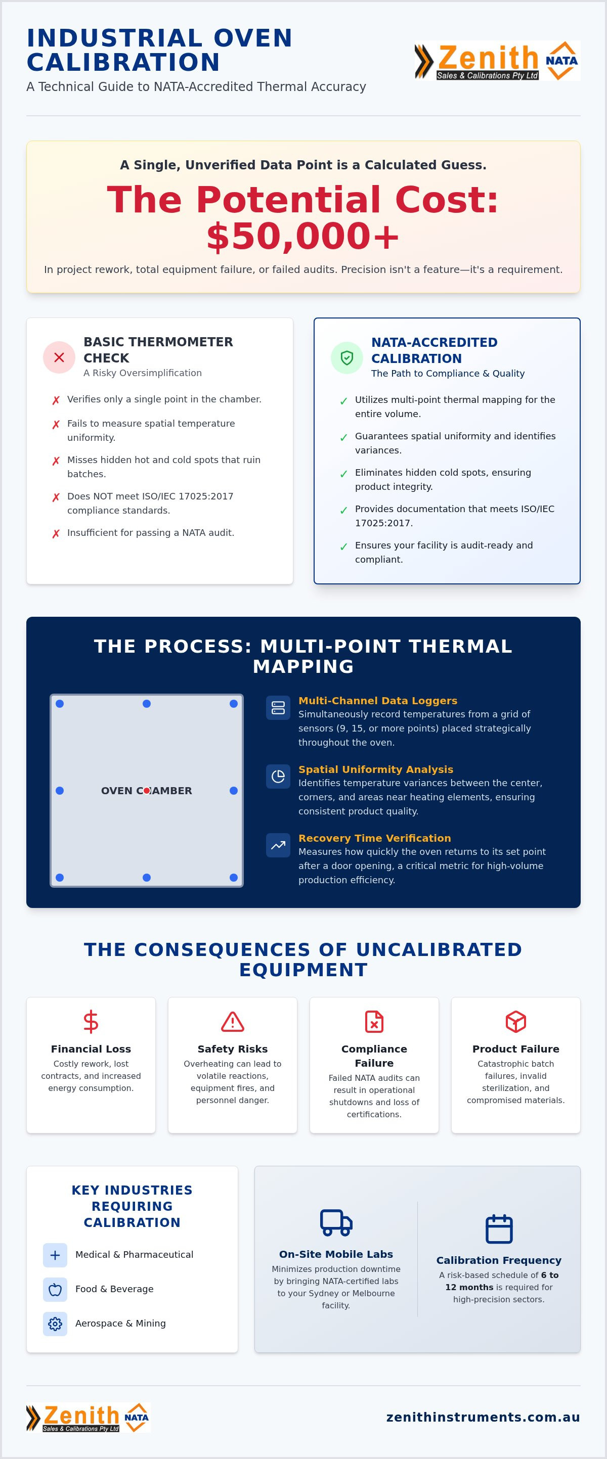 Oven calibration service