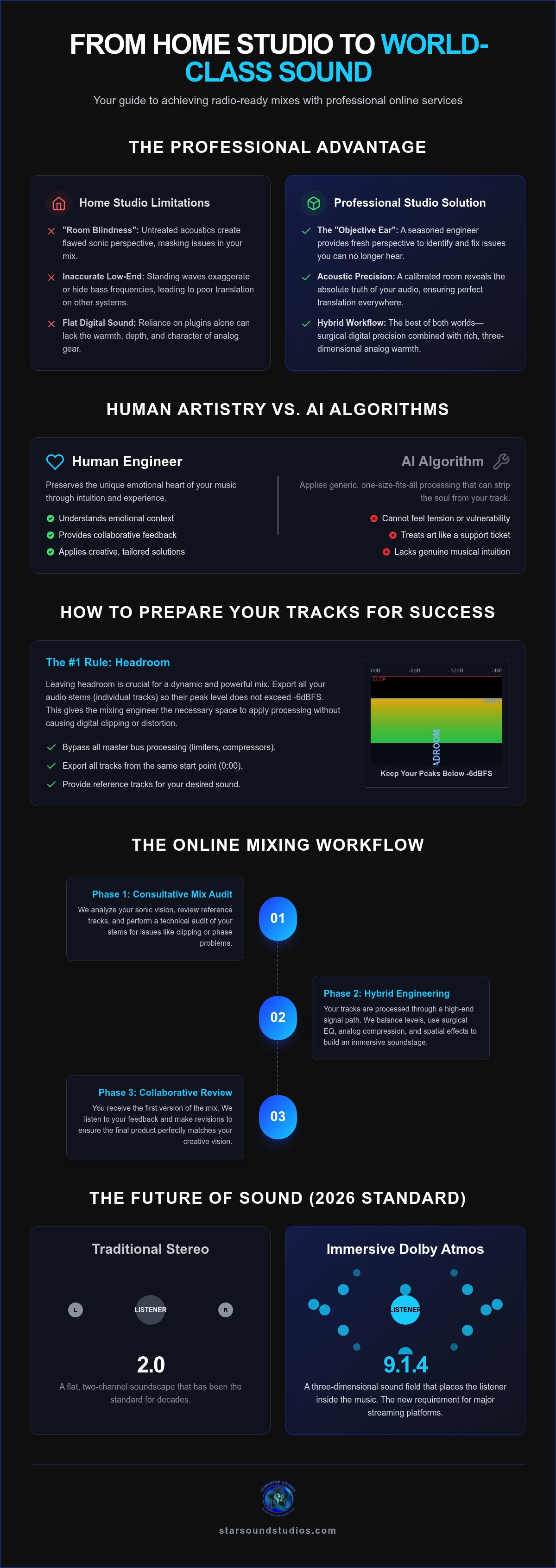 Online mixing services
