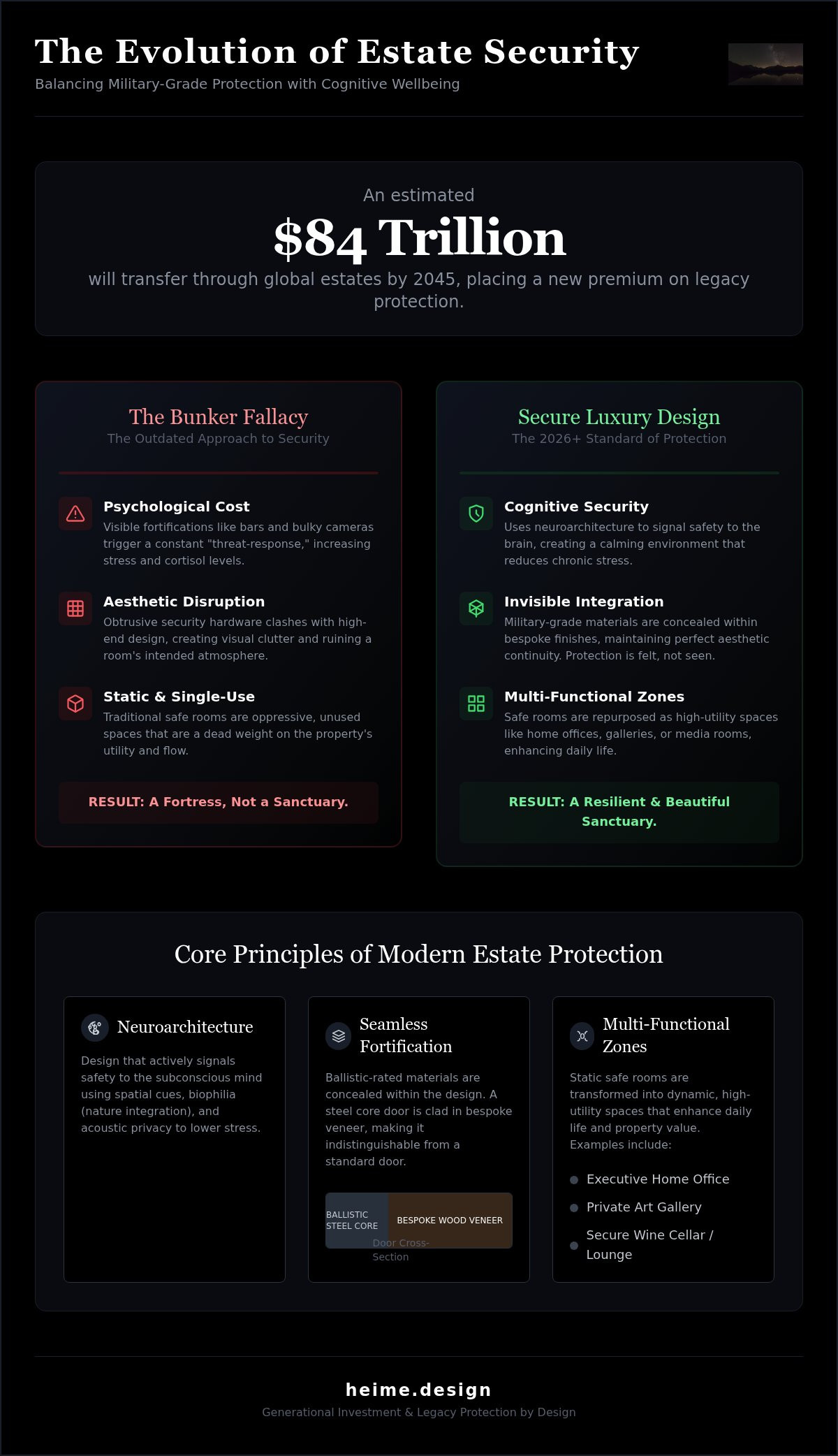 Secure luxury interior design