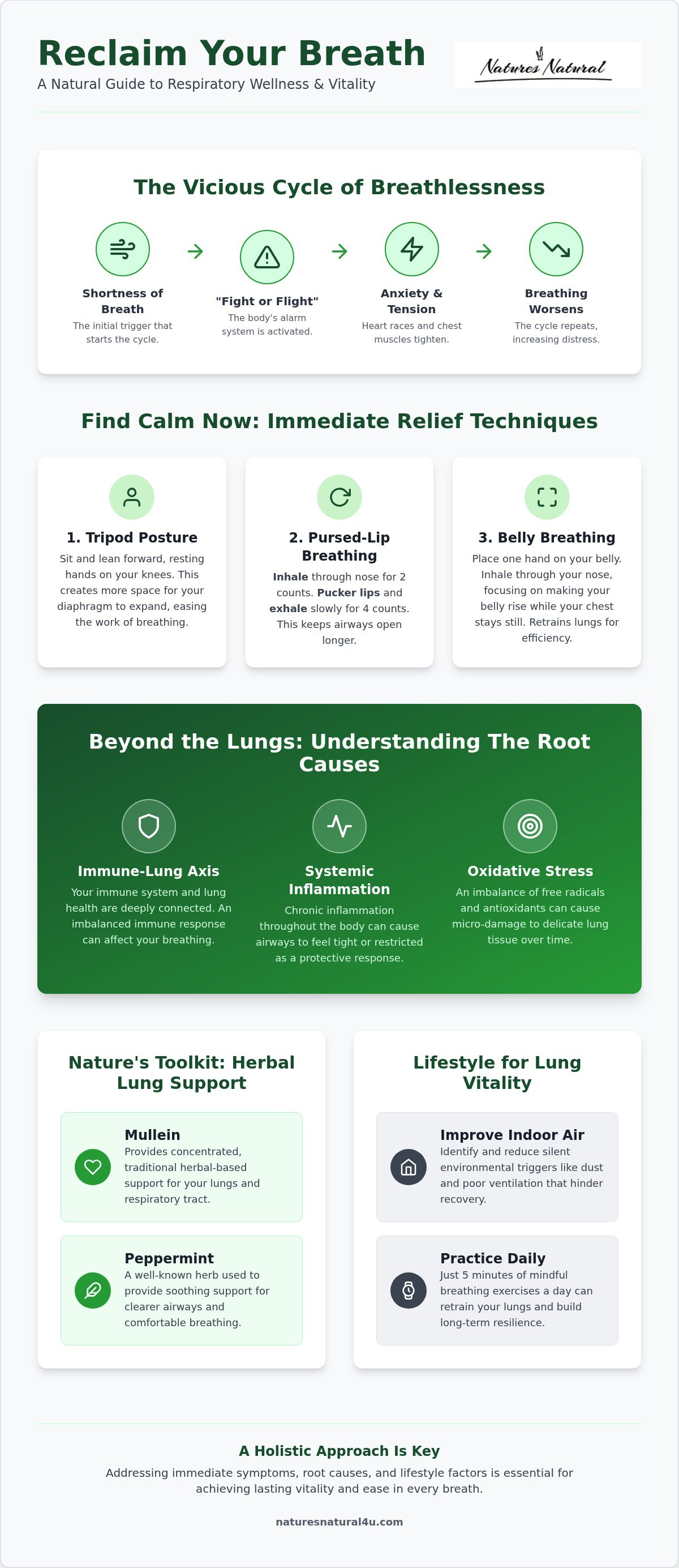 Natural remedies for shortness of breath