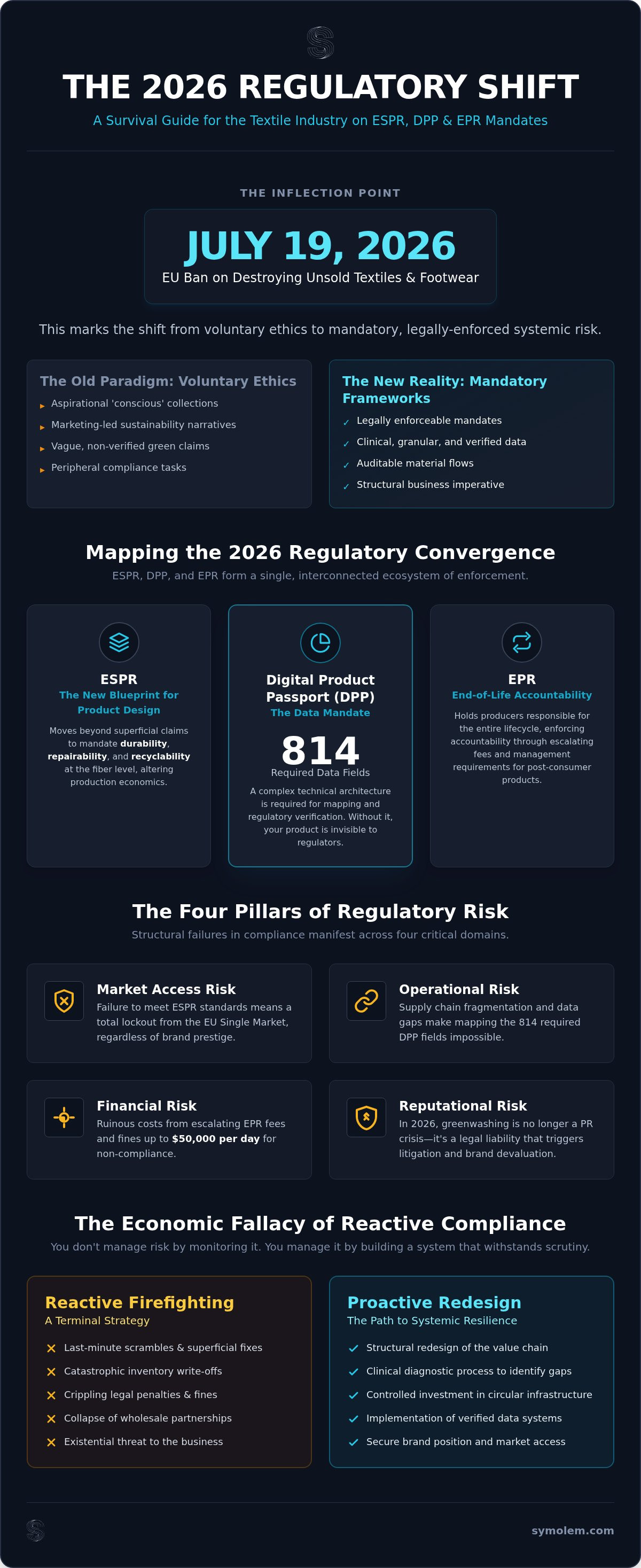 Textile industry regulatory risk management