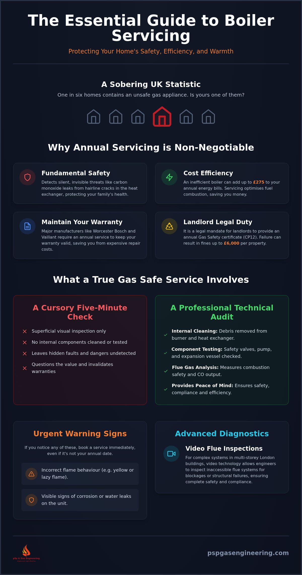 Boiler servicing