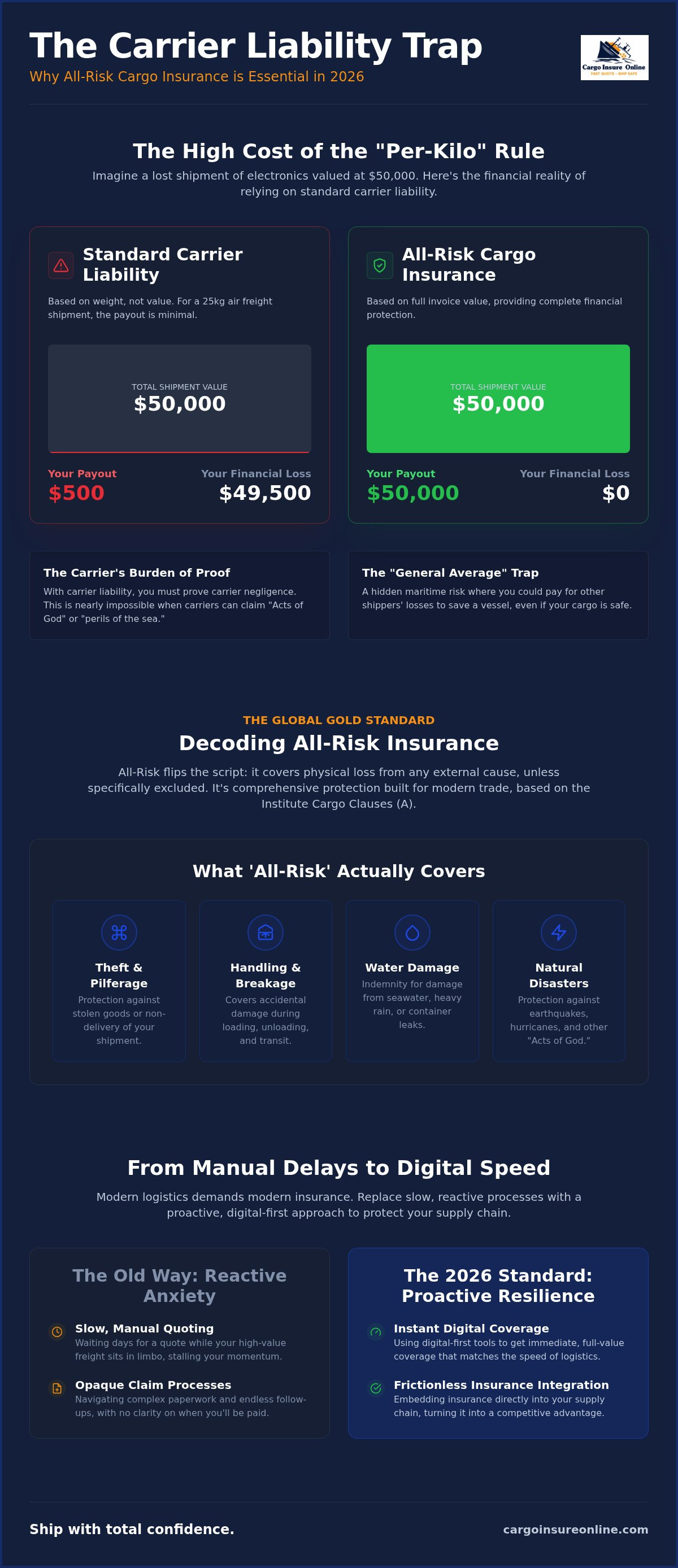 All-risk cargo insurance