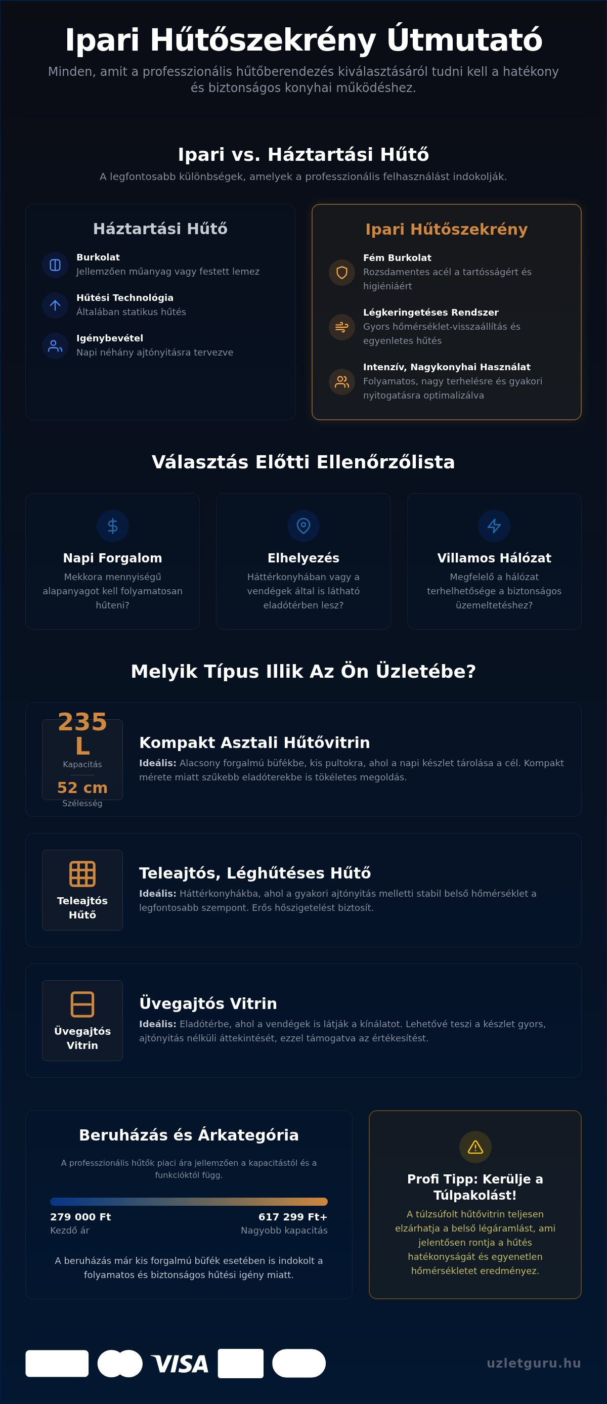 Ipari hűtőszekrény