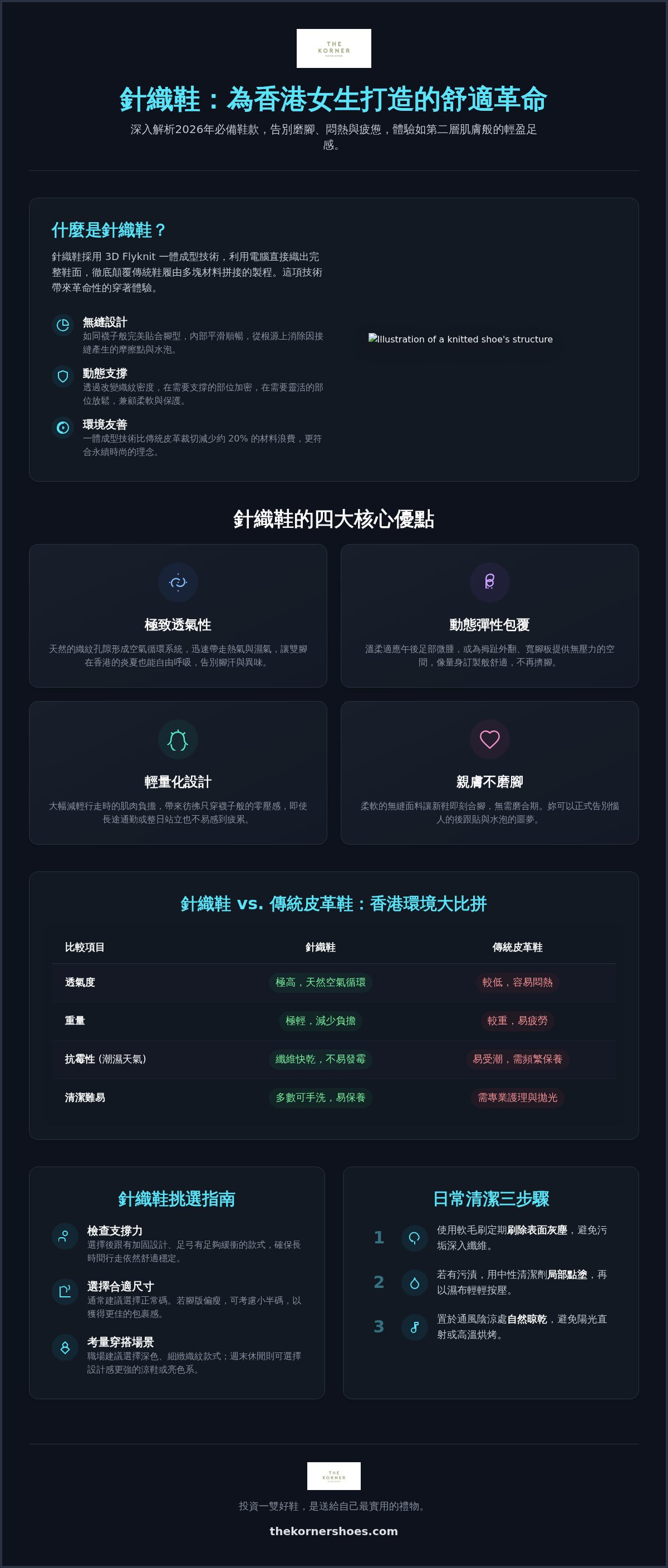 針織鞋優點