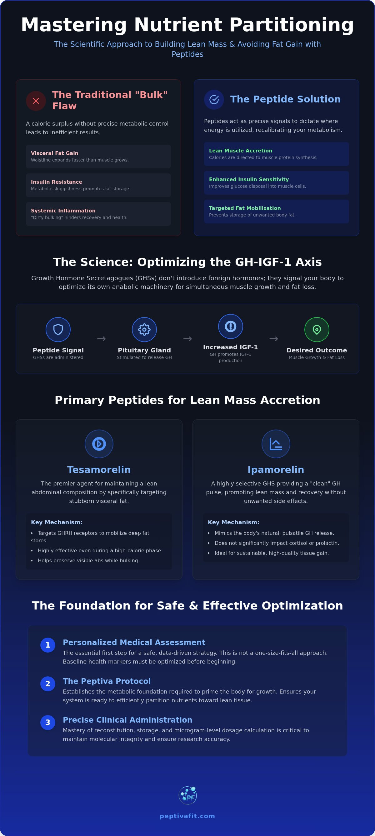 Peptides for nutrient partitioning