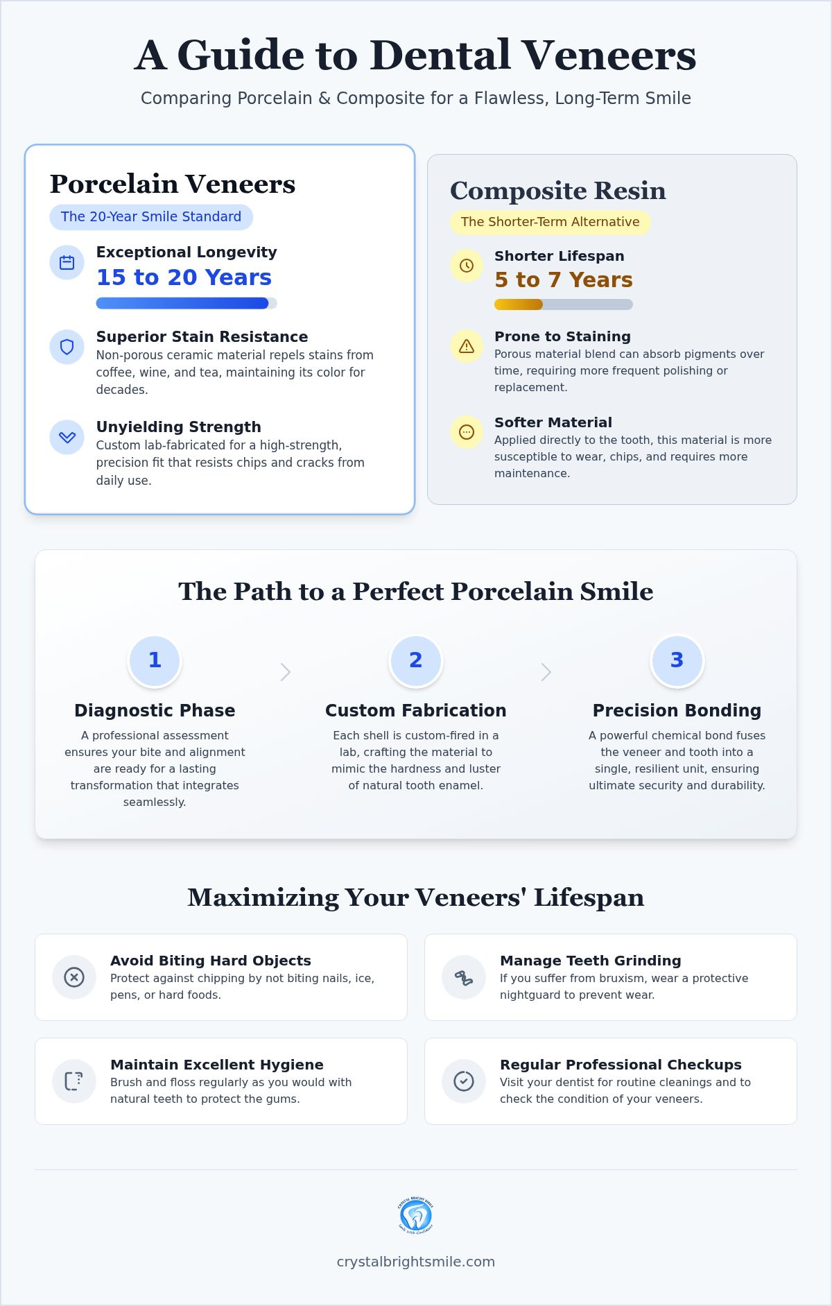 Porcelain veneers process