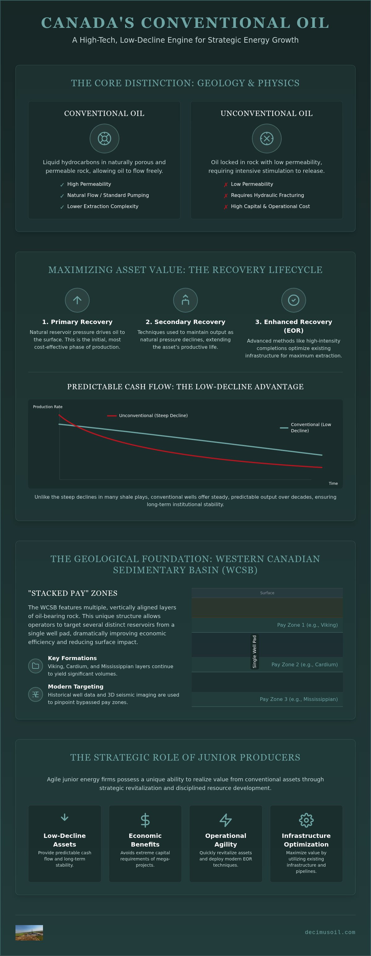Conventional oil production Canada