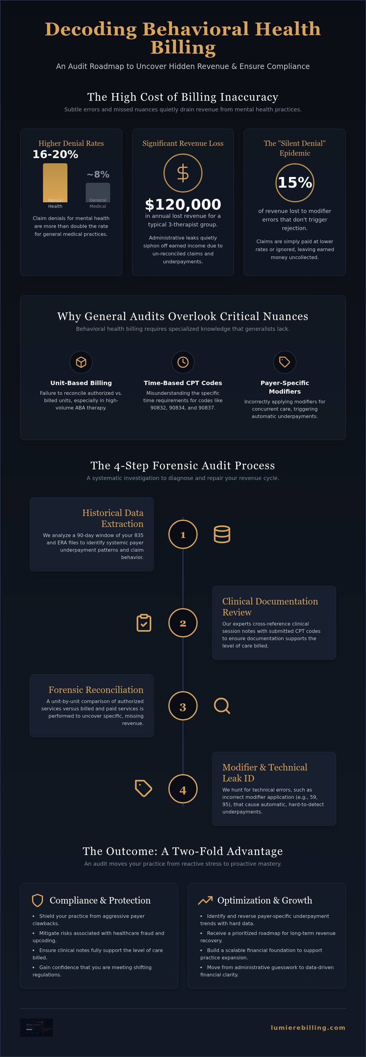 Behavioral health billing audit