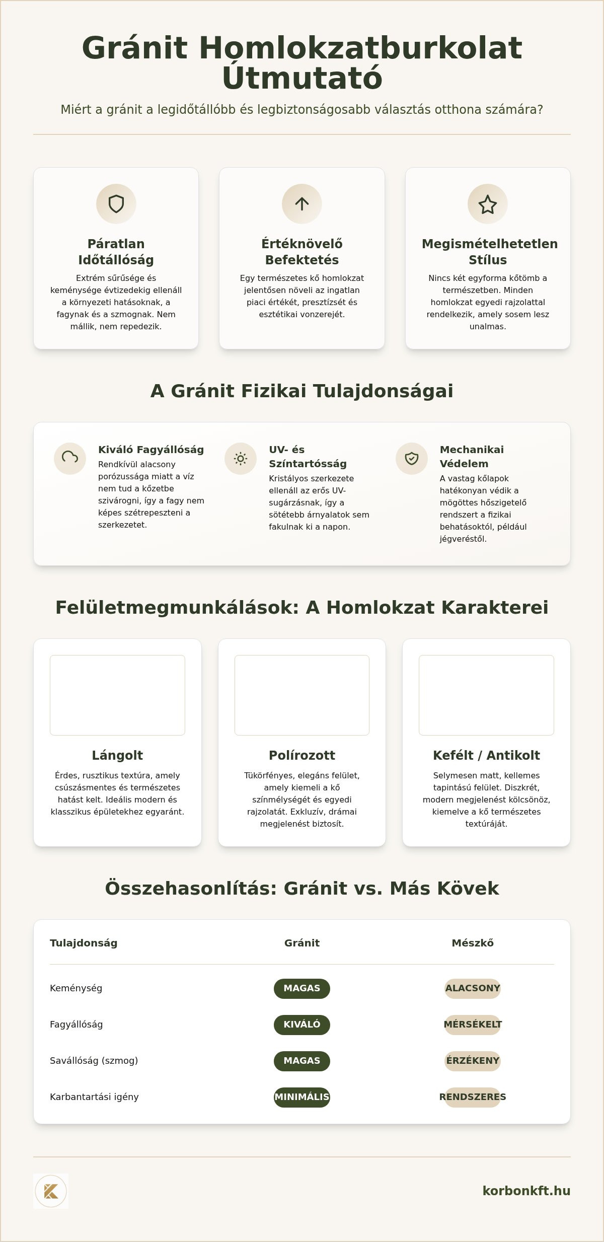 Gránit homlokzatburkolat