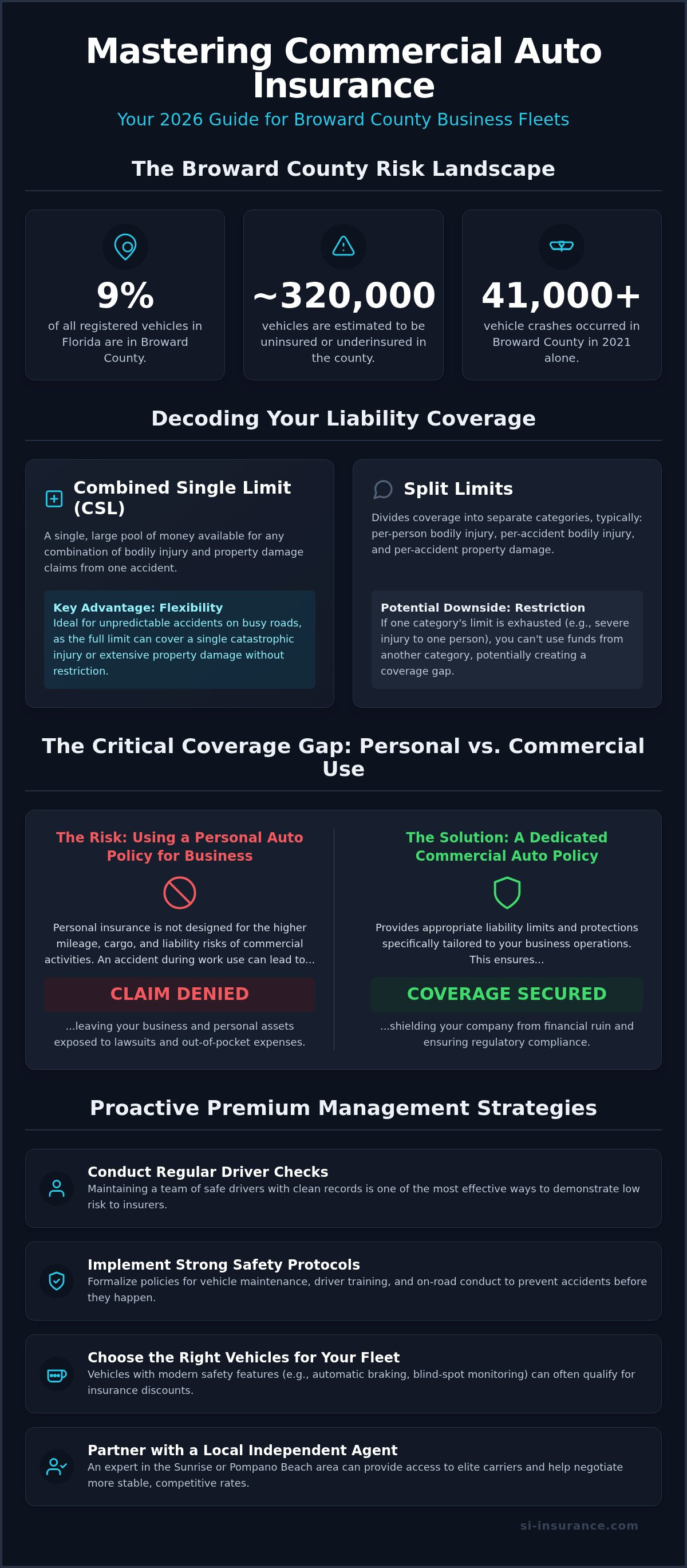 Commercial auto insurance Broward County