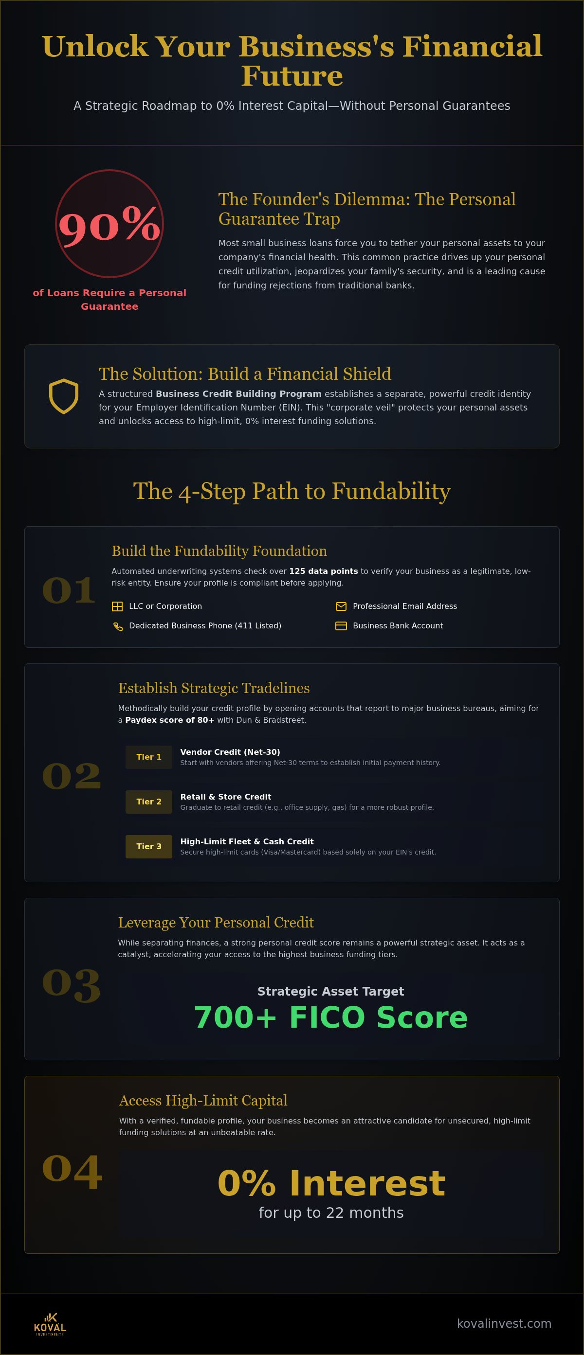 Business credit building program