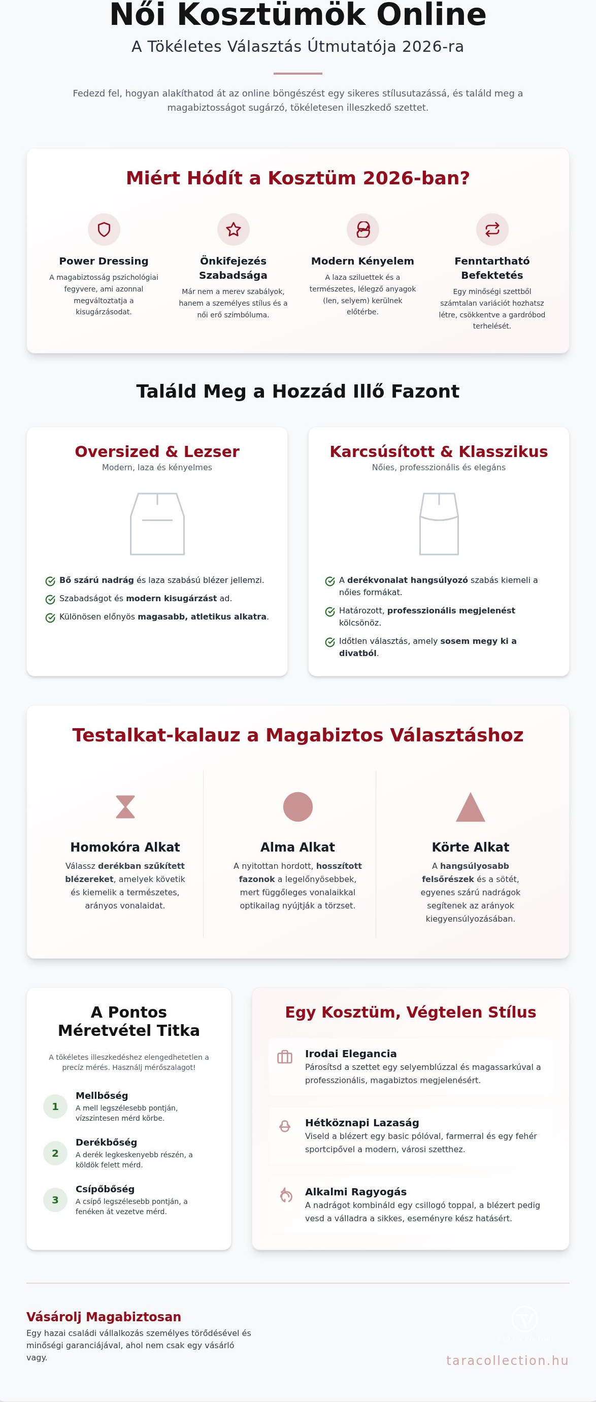 Női kosztümök online