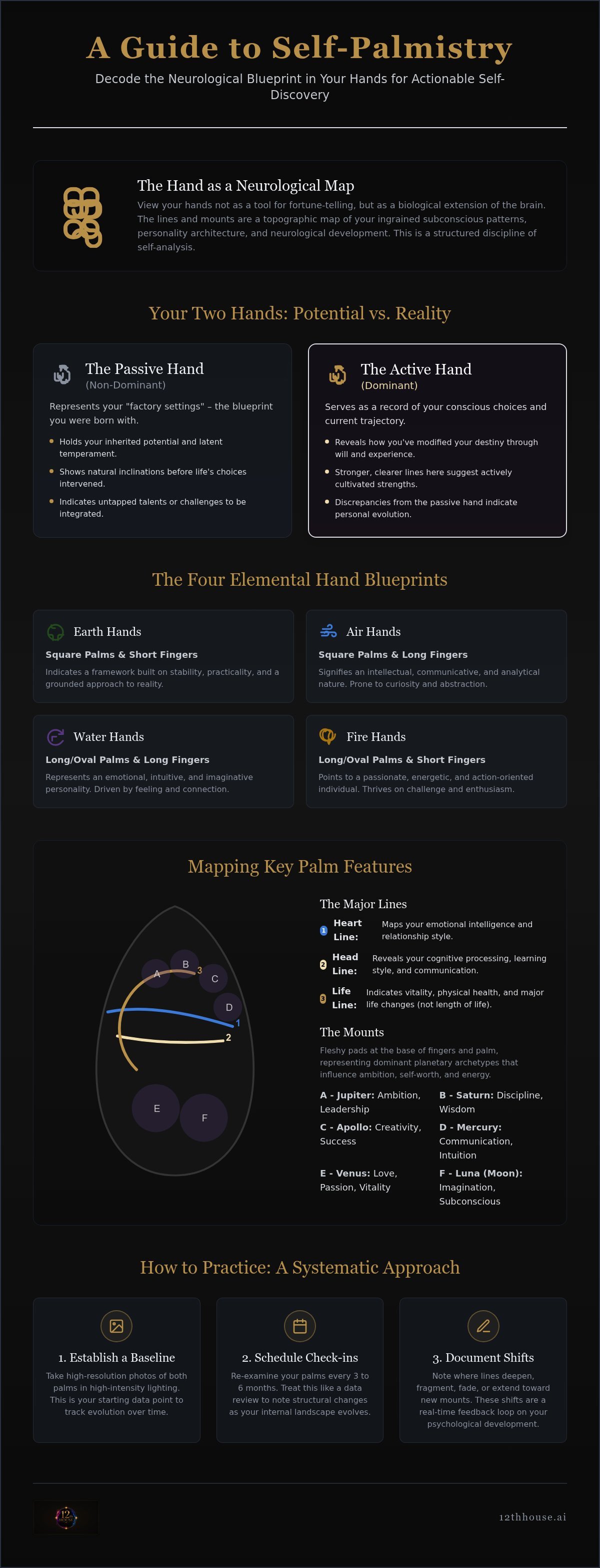 How to practice palmistry on yourself