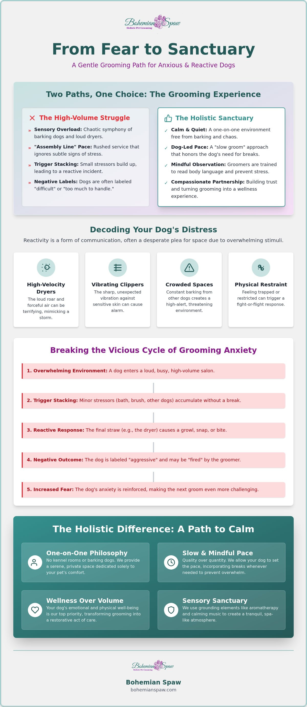 Groomer for dogs with a bite history Downers Grove