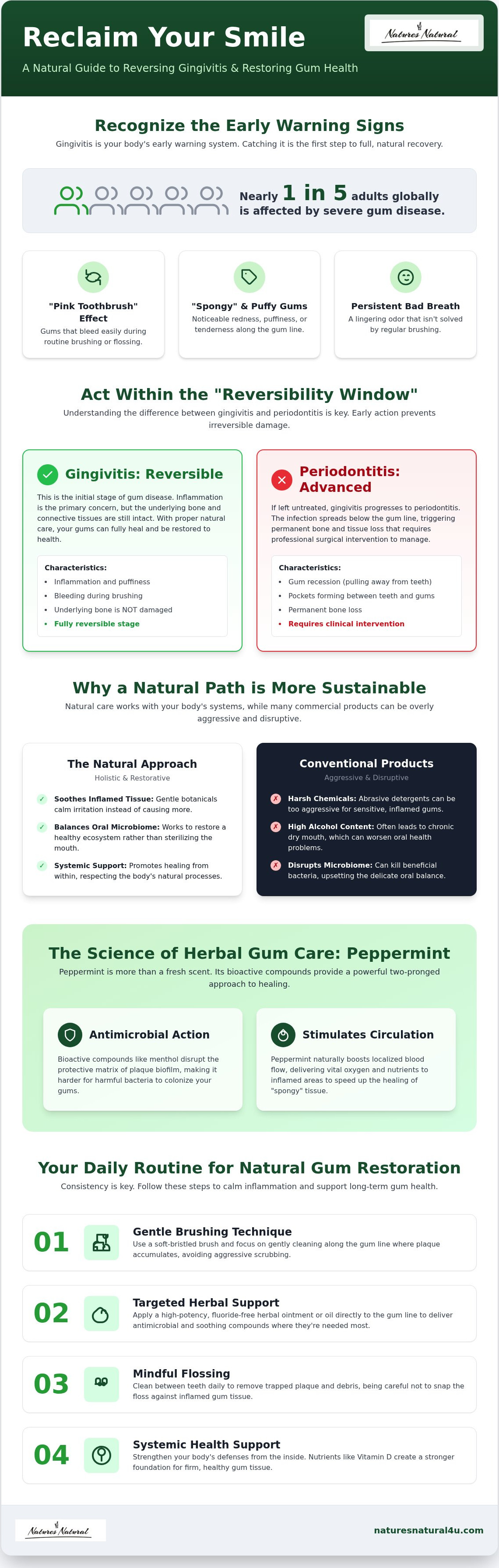 How to reverse gingivitis naturally