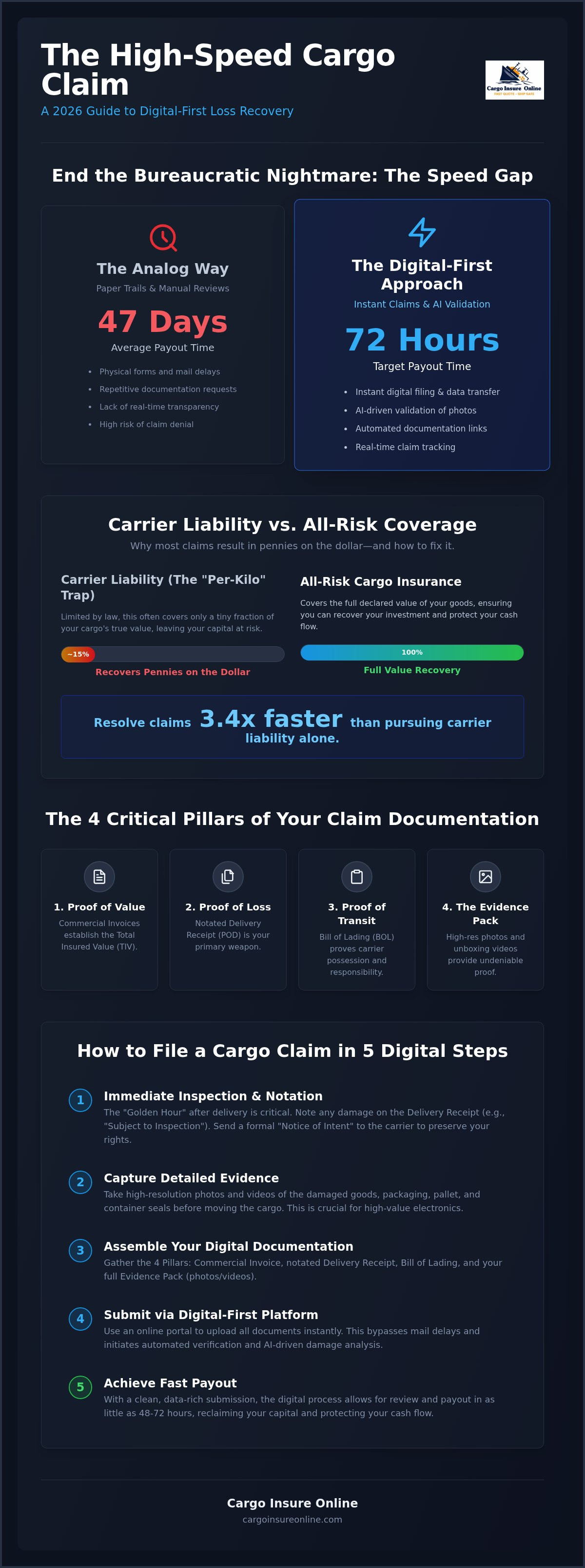 Cargo insurance claim process