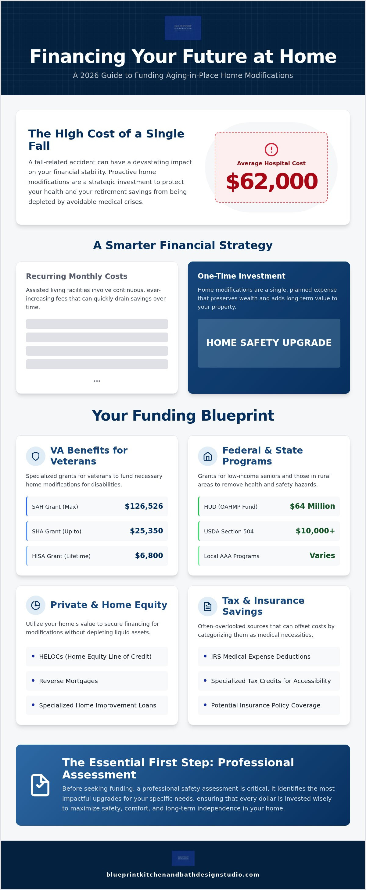 Financing for aging in place modifications