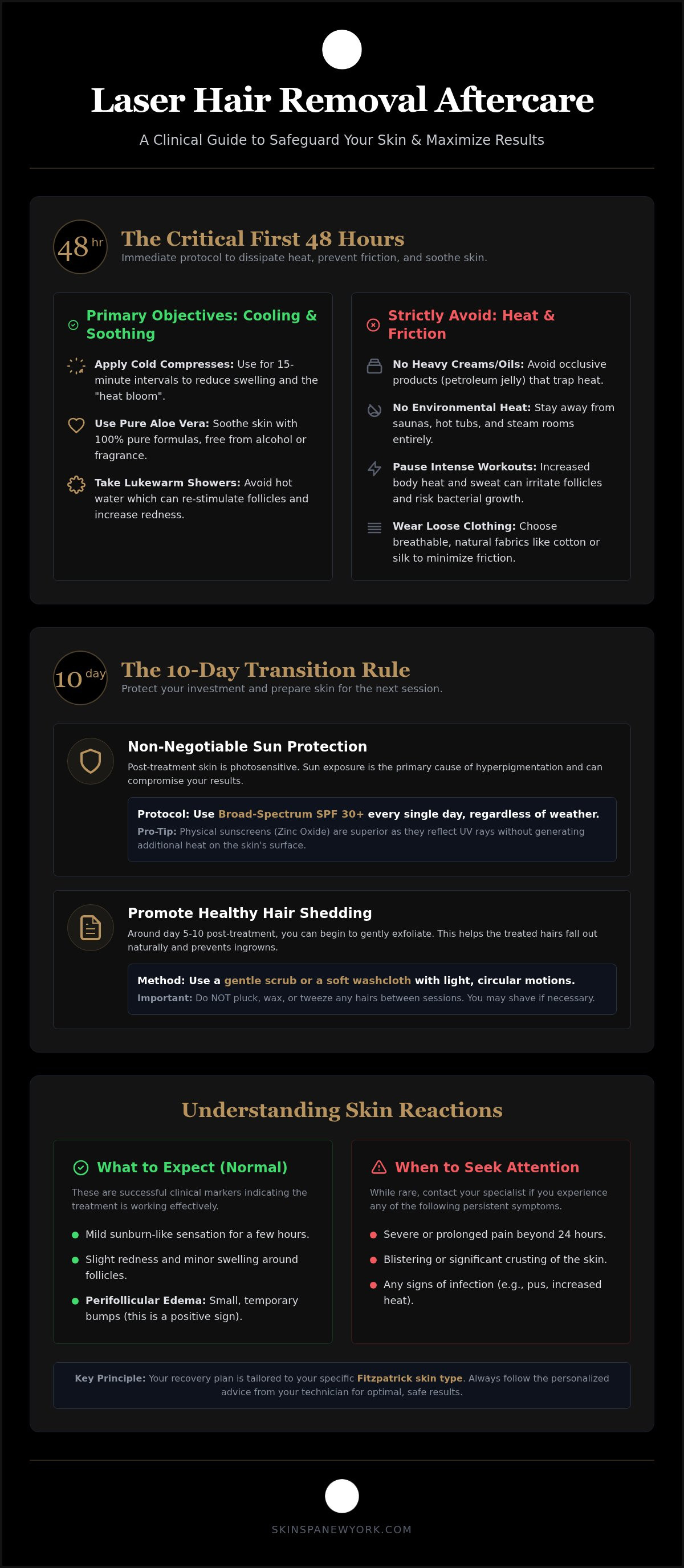 Laser hair removal aftercare