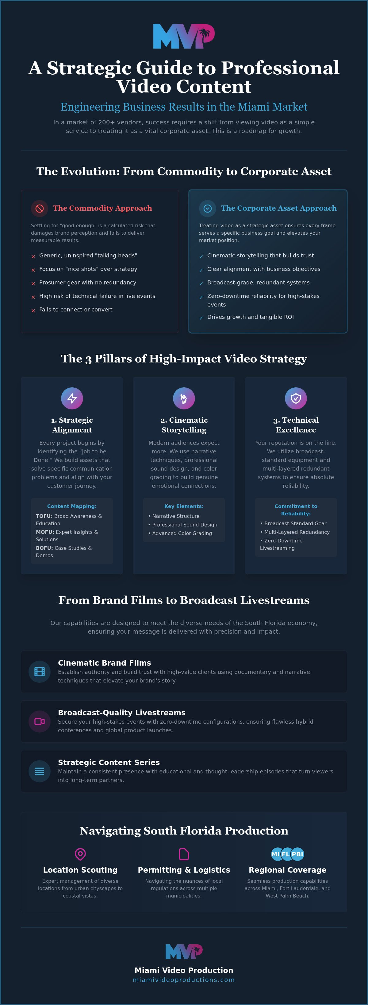 Professional video content miami