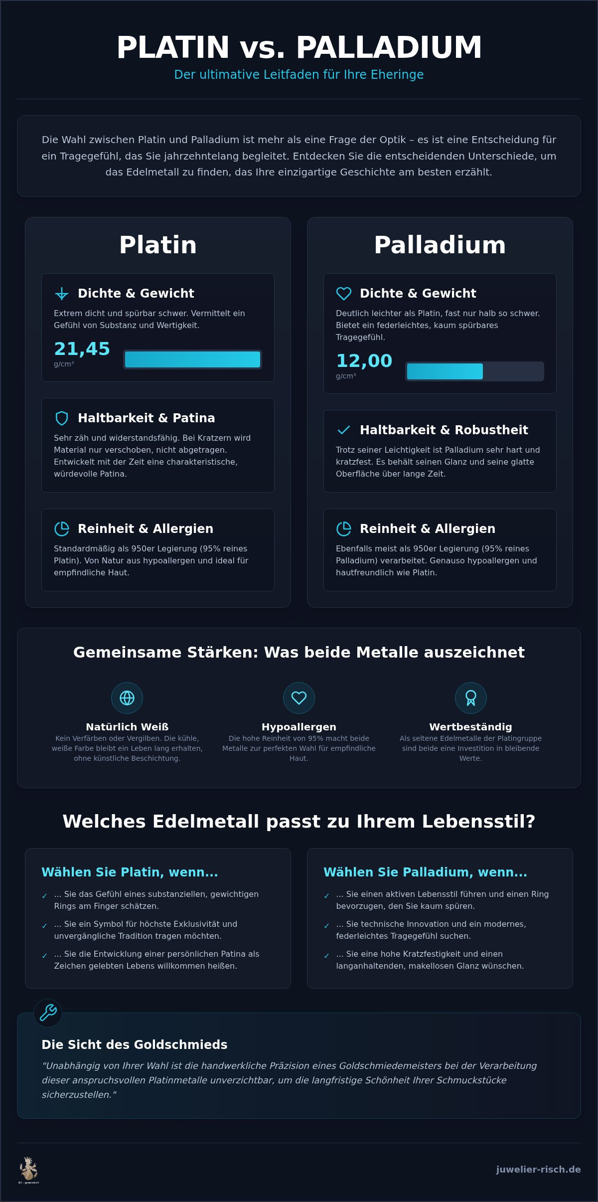 Palladium vs platin eheringe