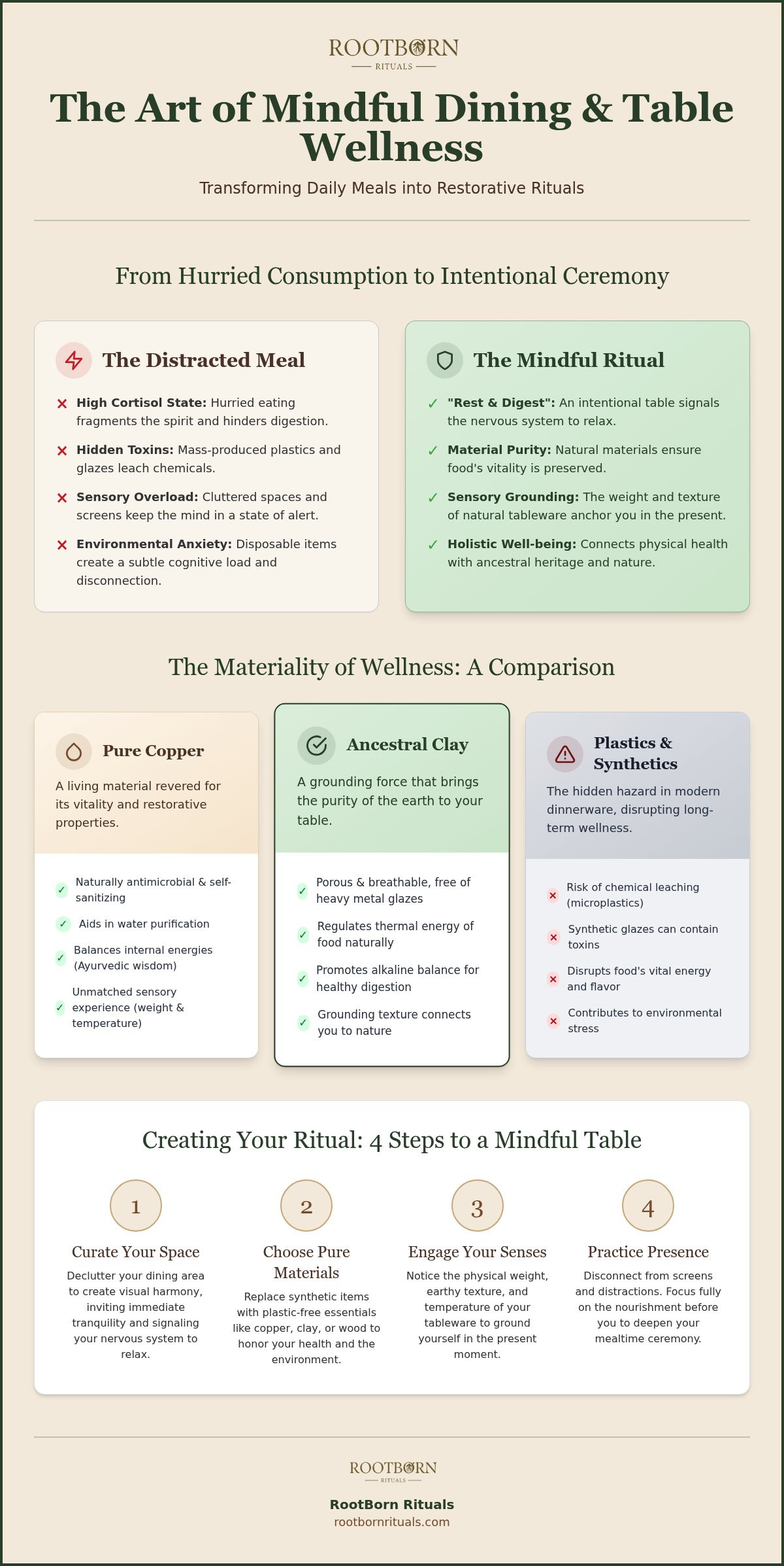 Mindful dining & table wellness