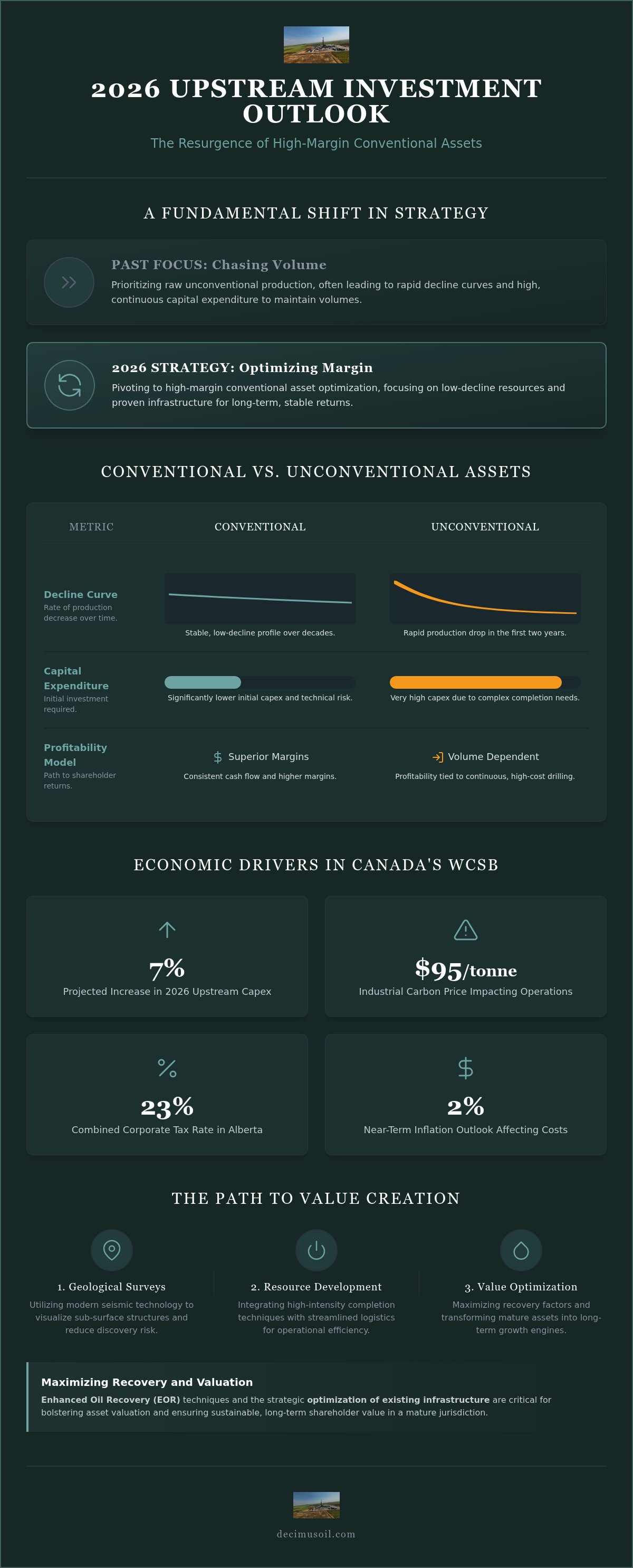 Upstream oil and gas investment