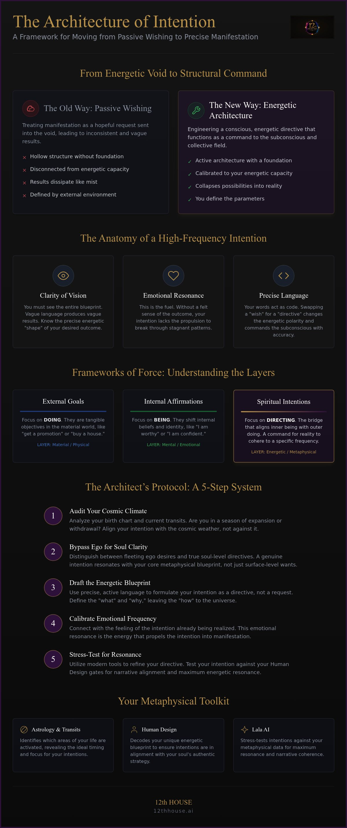 How to set spiritual intentions